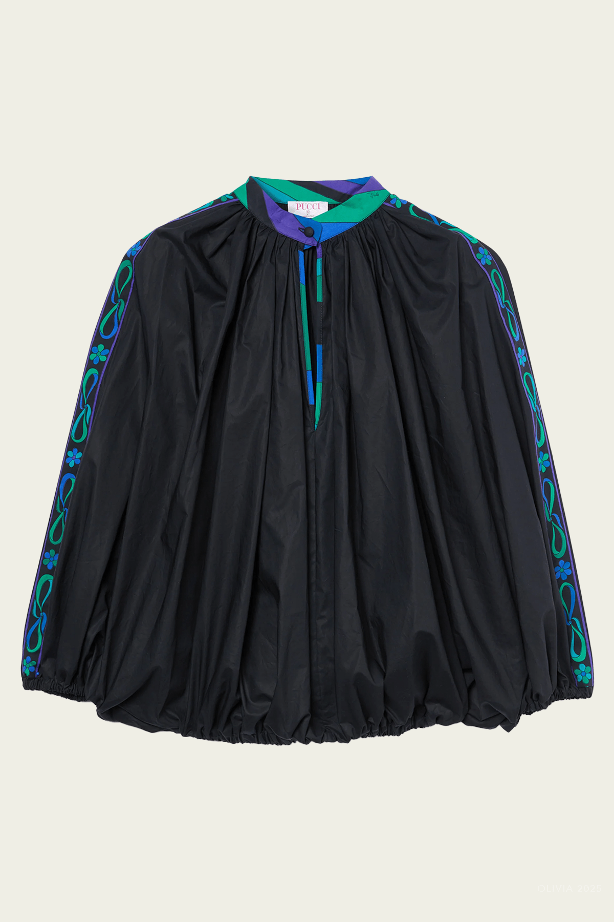 Voluminous Blouse in Nero - shop - olivia.com