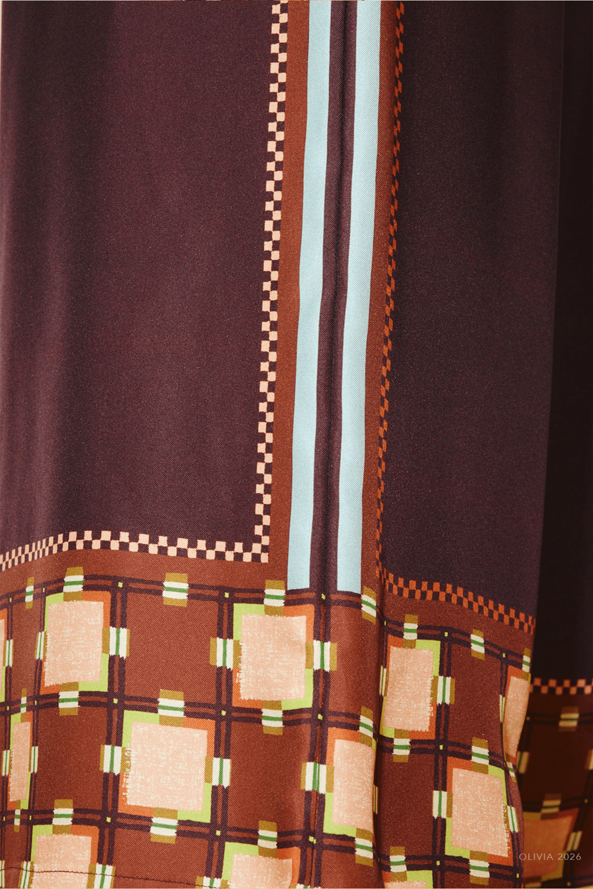 Wilson Silk Pant in Multi - shop - olivia.com