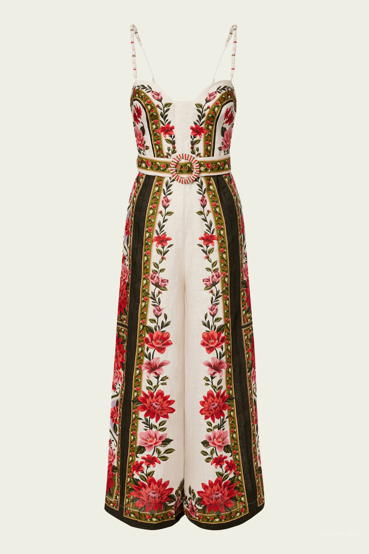 Wonder Rio Sand Sleeveless Maxi Jumsuit - shop - olivia.com