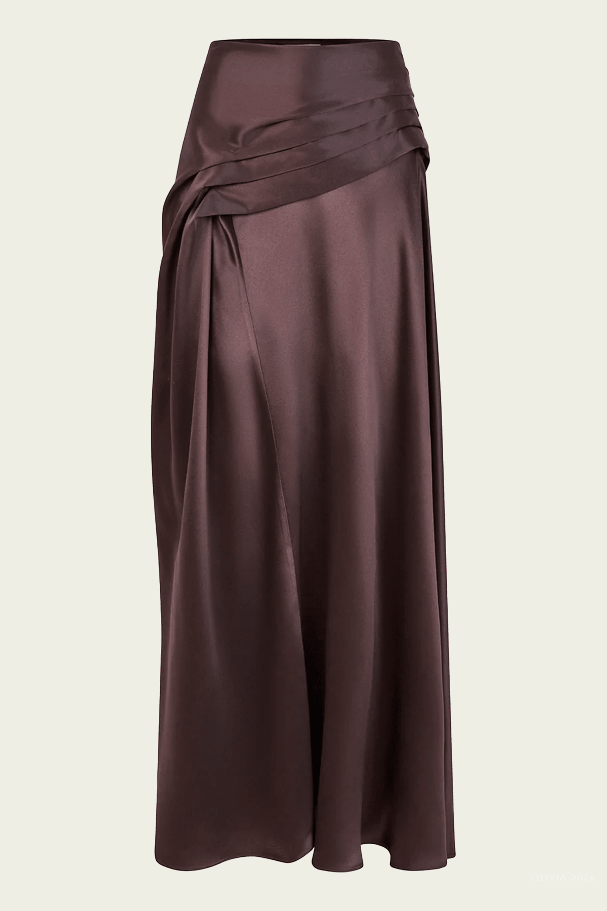 Yvonne Skirt in Ganache - shop-olivia.com