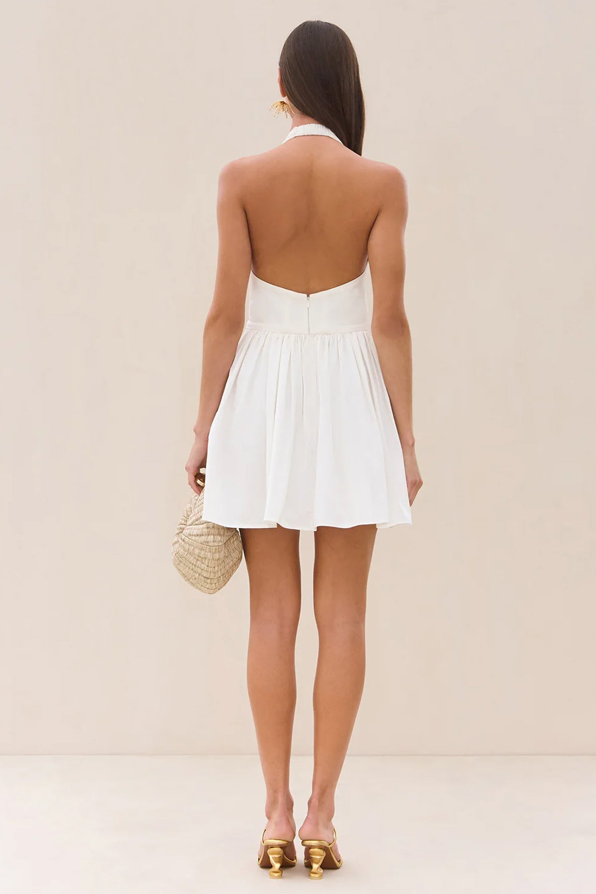 Zenobia Dress in Off-White - shop-olivia.com