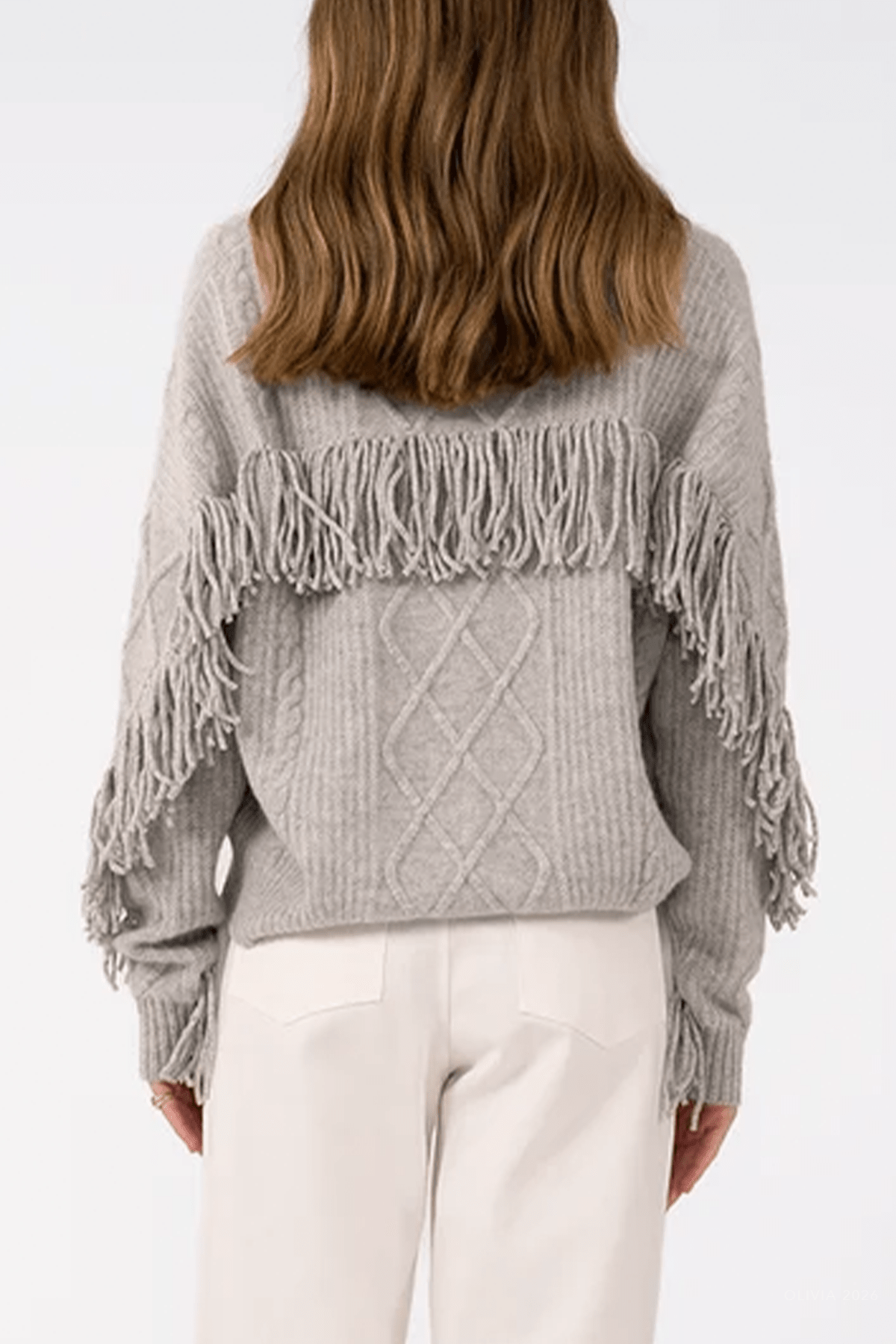 Zion Sweater in Grey - shop-olivia.com