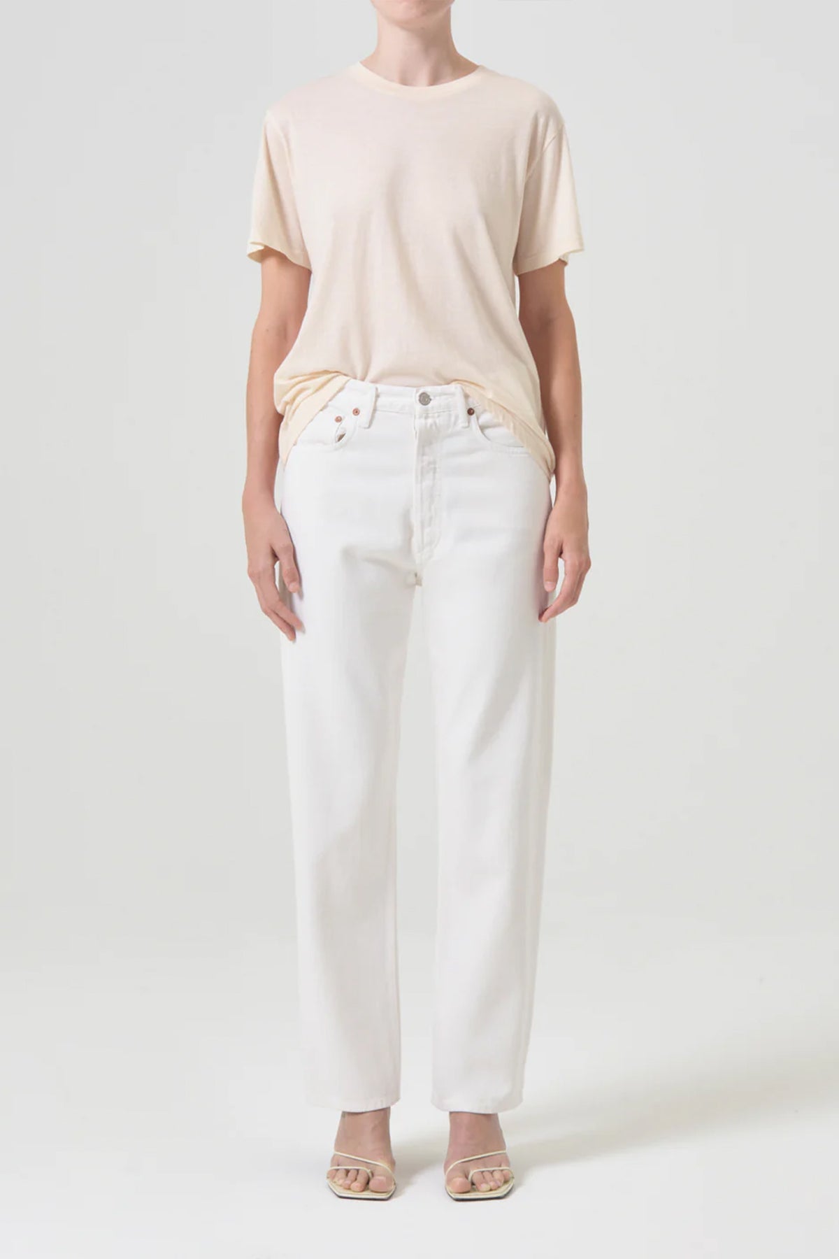 90's Mid Rise Straight Jean in Fortune Cookie - shop-olivia.com