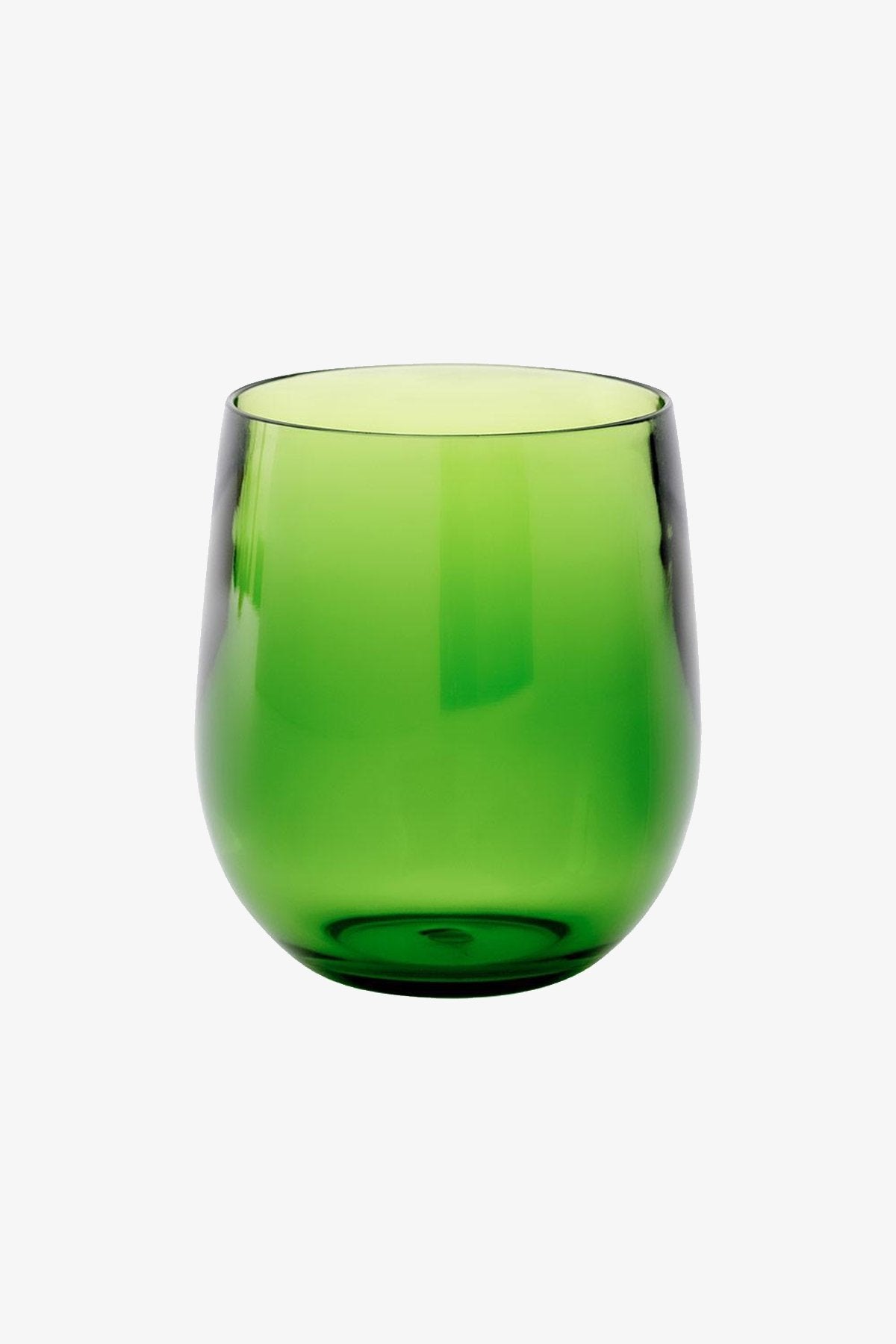Acrylic 12oz Tumbler Glass in Emerald - shop-olivia.com