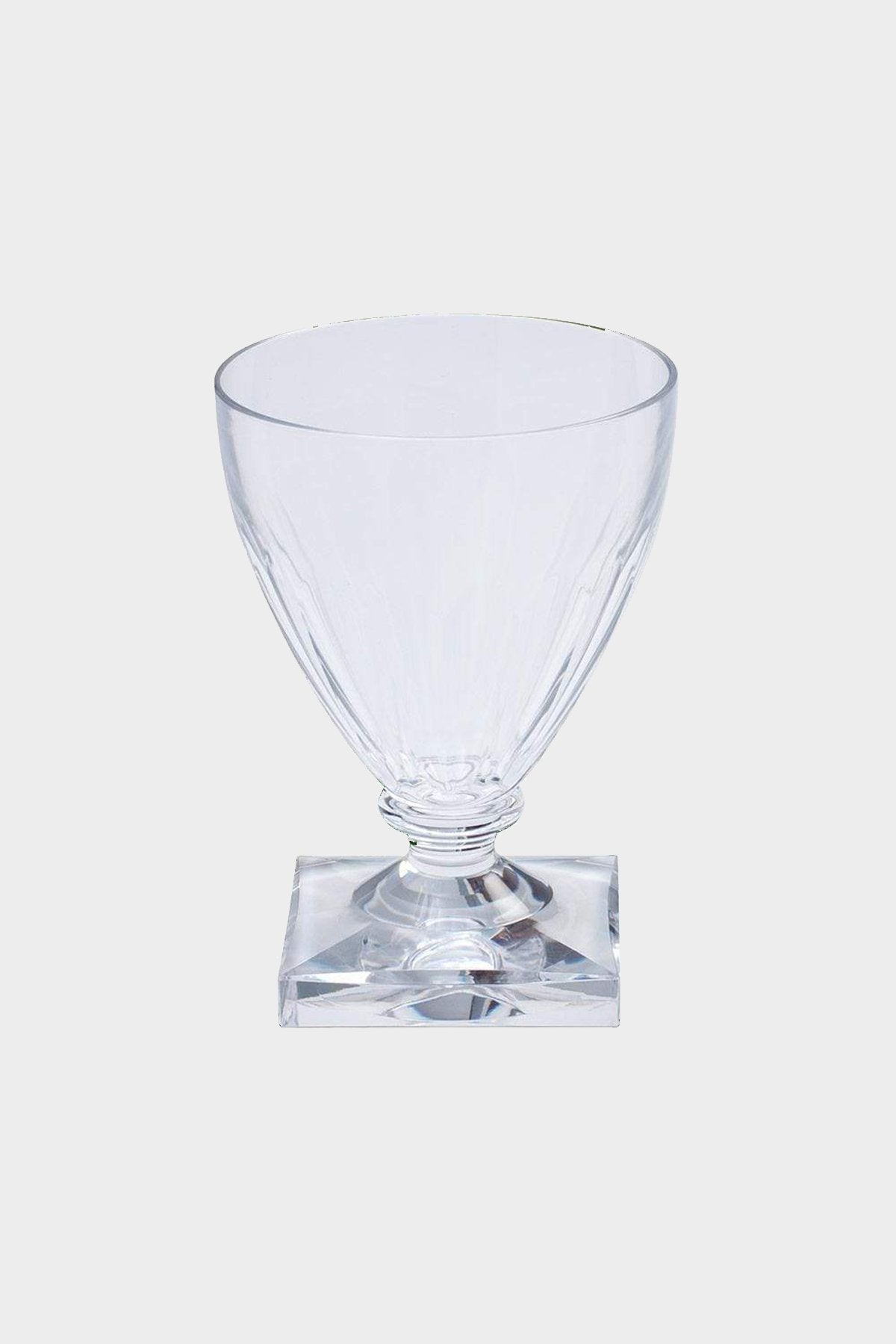 Wine glass, crystal clear glass goblet