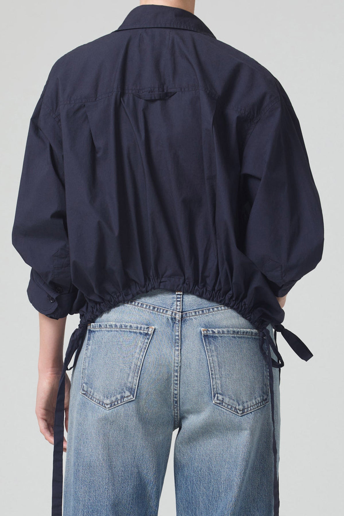 Alexandra Top in Navy - shop-olivia.com