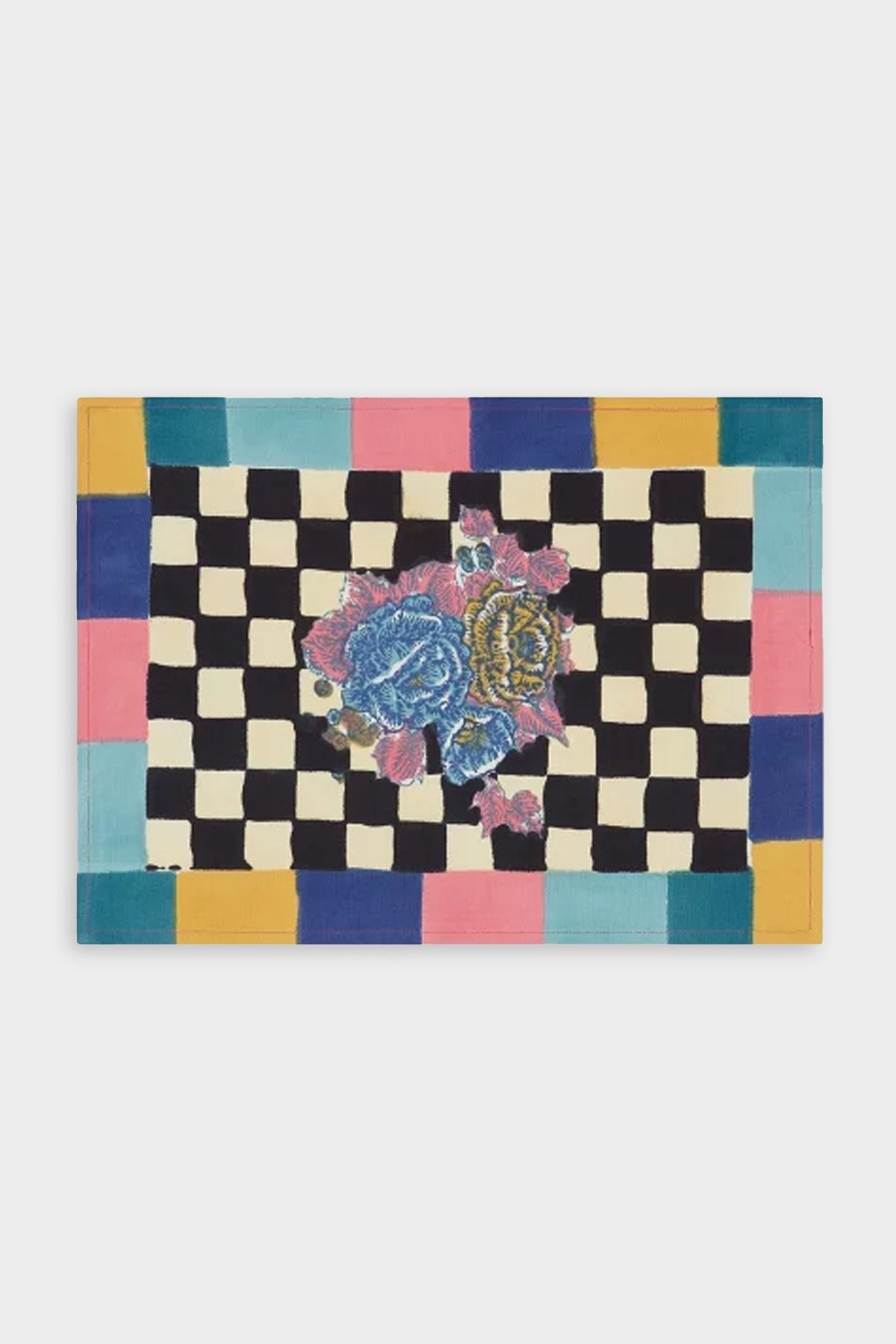 American Placemat 35 x 48 Big Check in Olive Green - shop-olivia.com