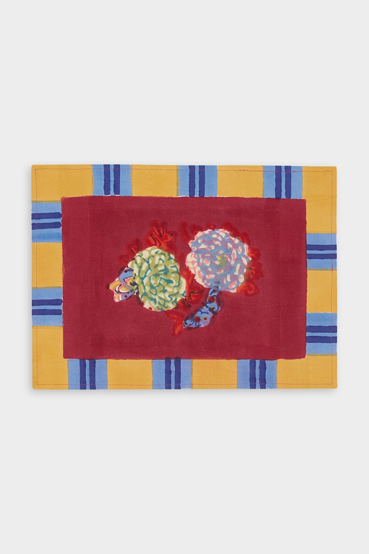 American Placemat 35 x 48 Queen Flower in Rany - shop-olivia.com