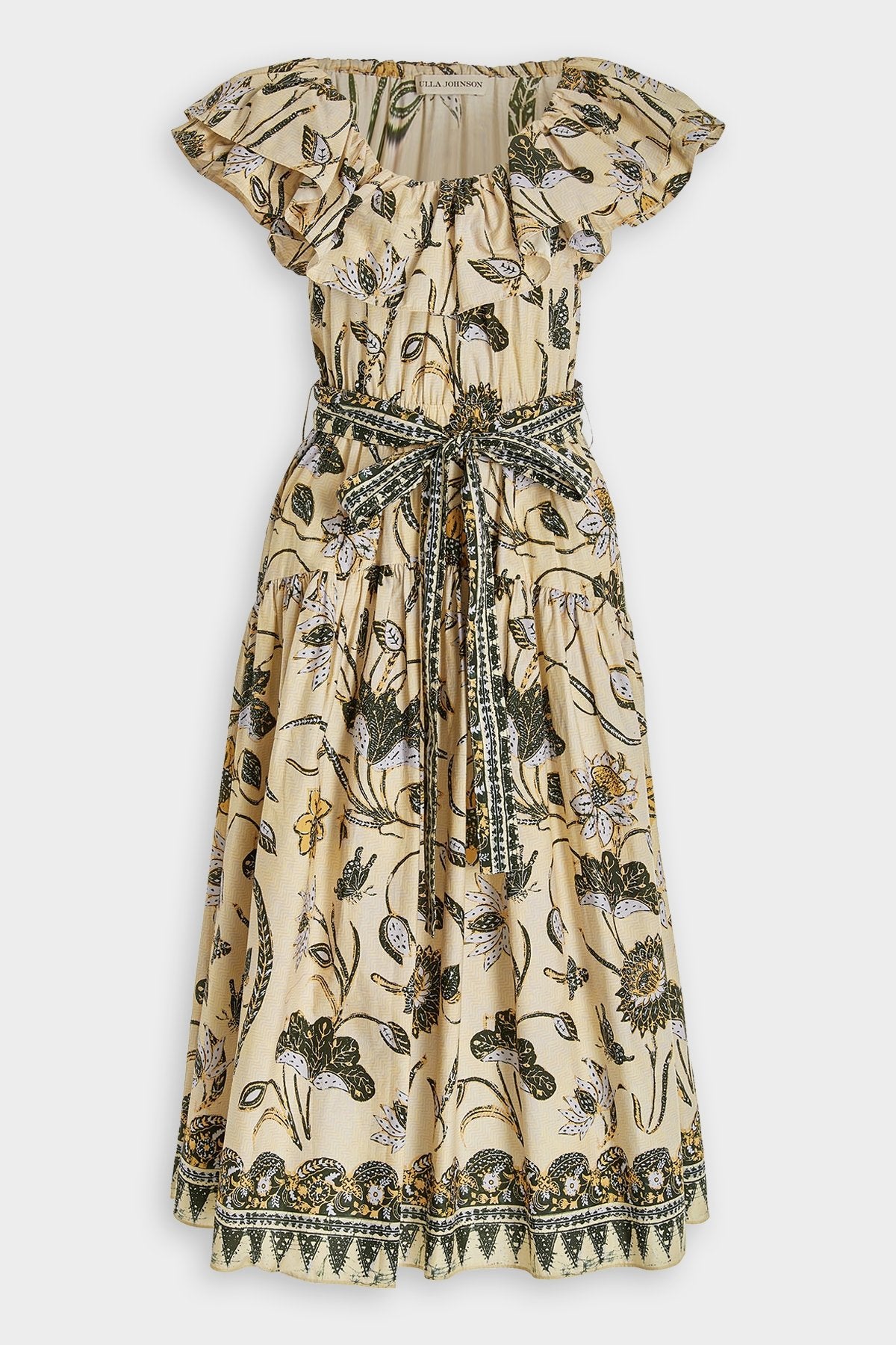 Amira Dress in Lemonbalm - shop-olivia.com