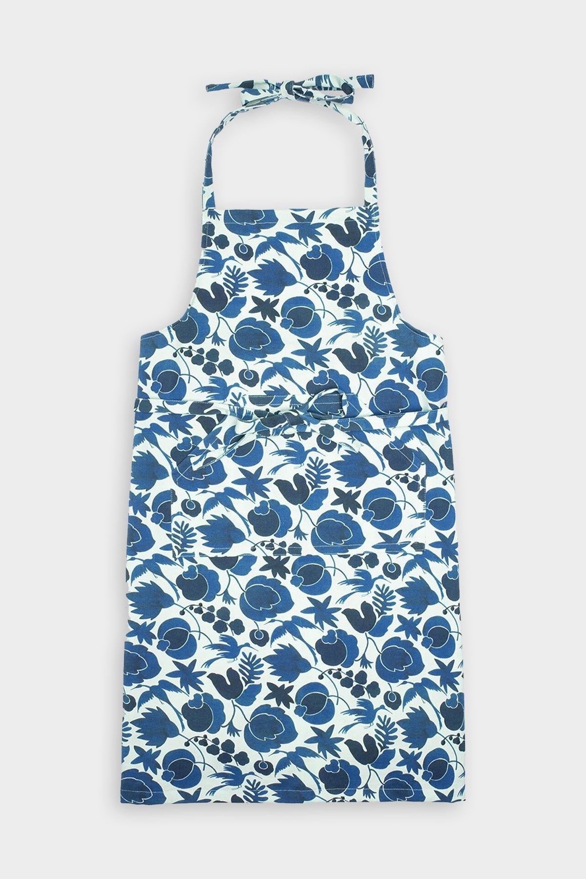 Apron in Wildbird Blu - shop-olivia.com