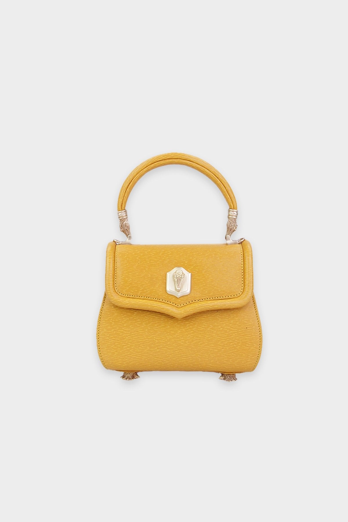 Barry Kieselstein-Cord Yellow Top Handle Bag - shop-olivia.com