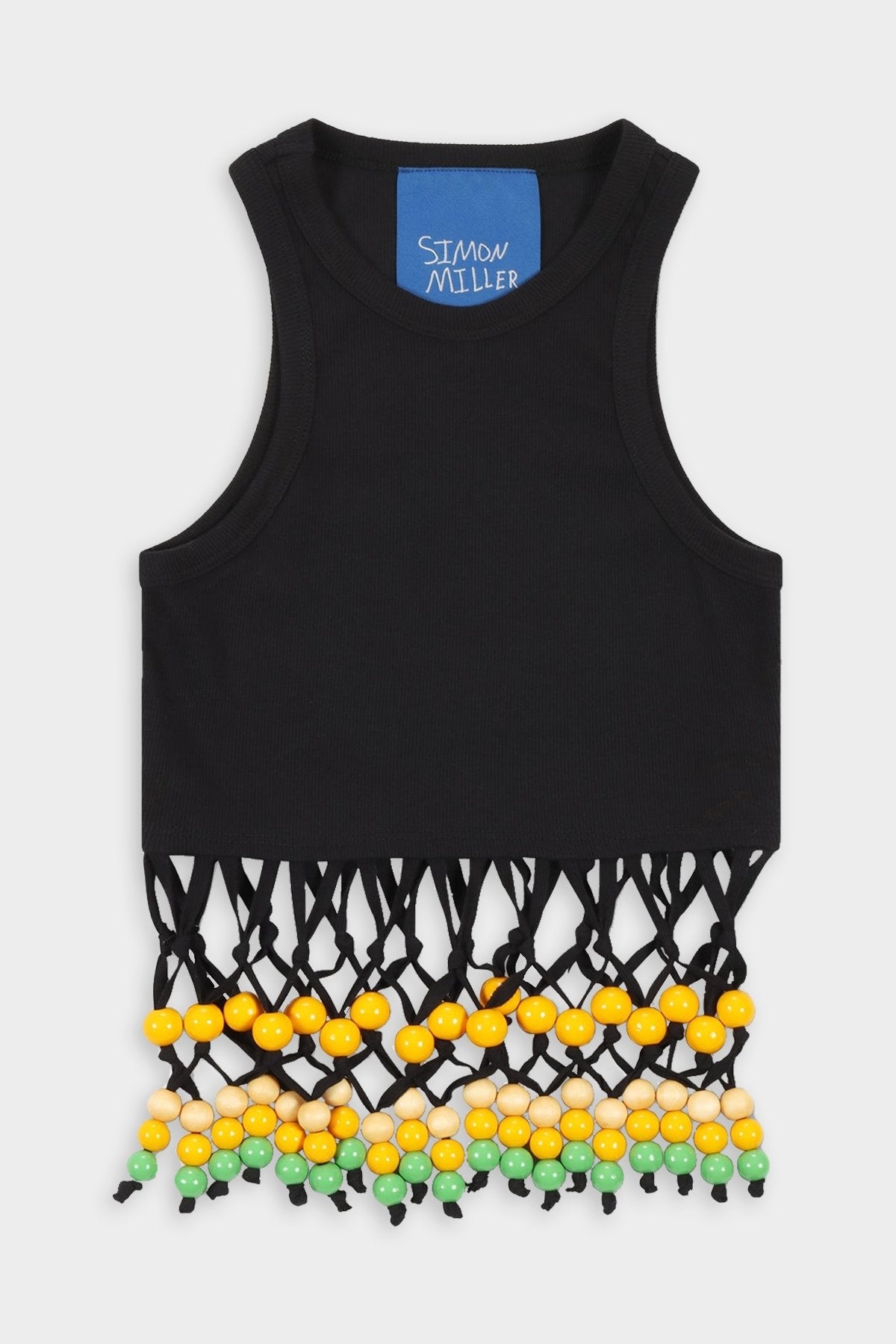 Beaded Winjy Top in Black - shop-olivia.com