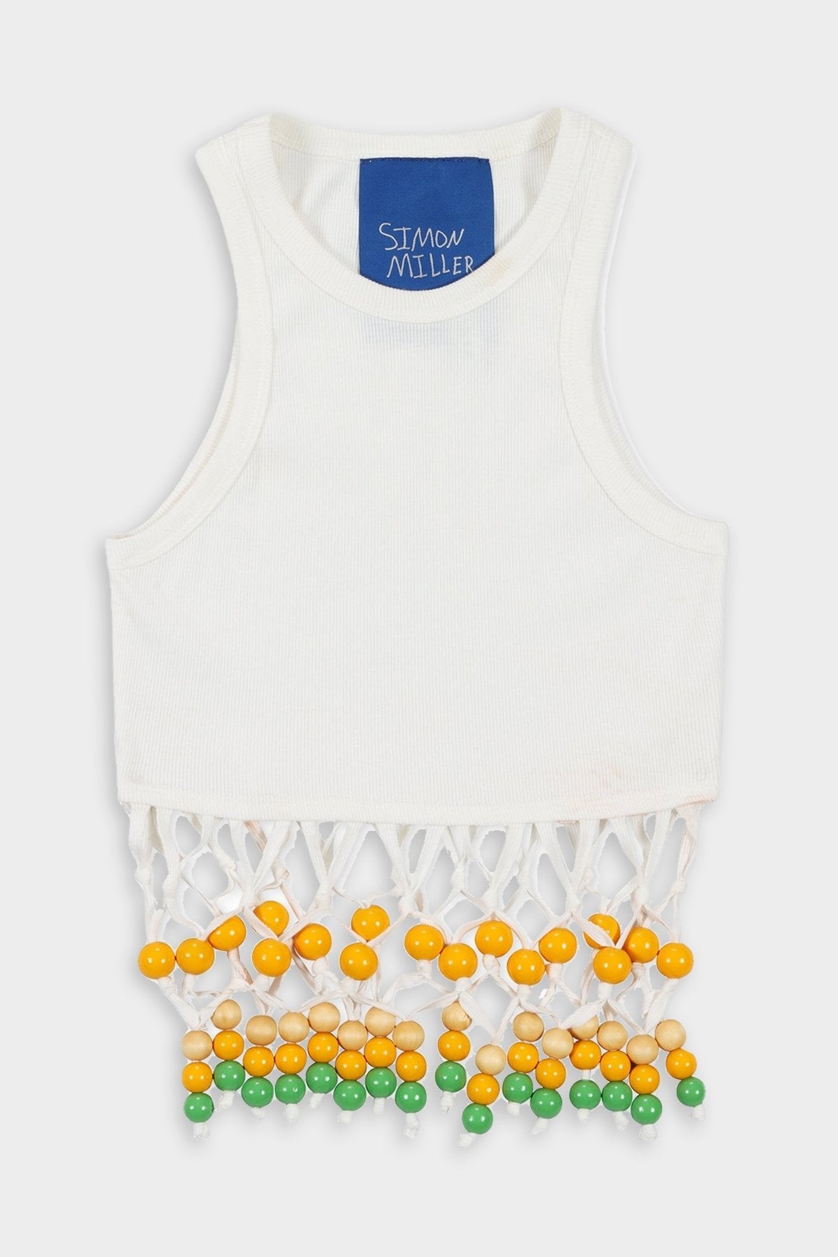 Beaded Winjy Top in Macadamia - shop-olivia.com