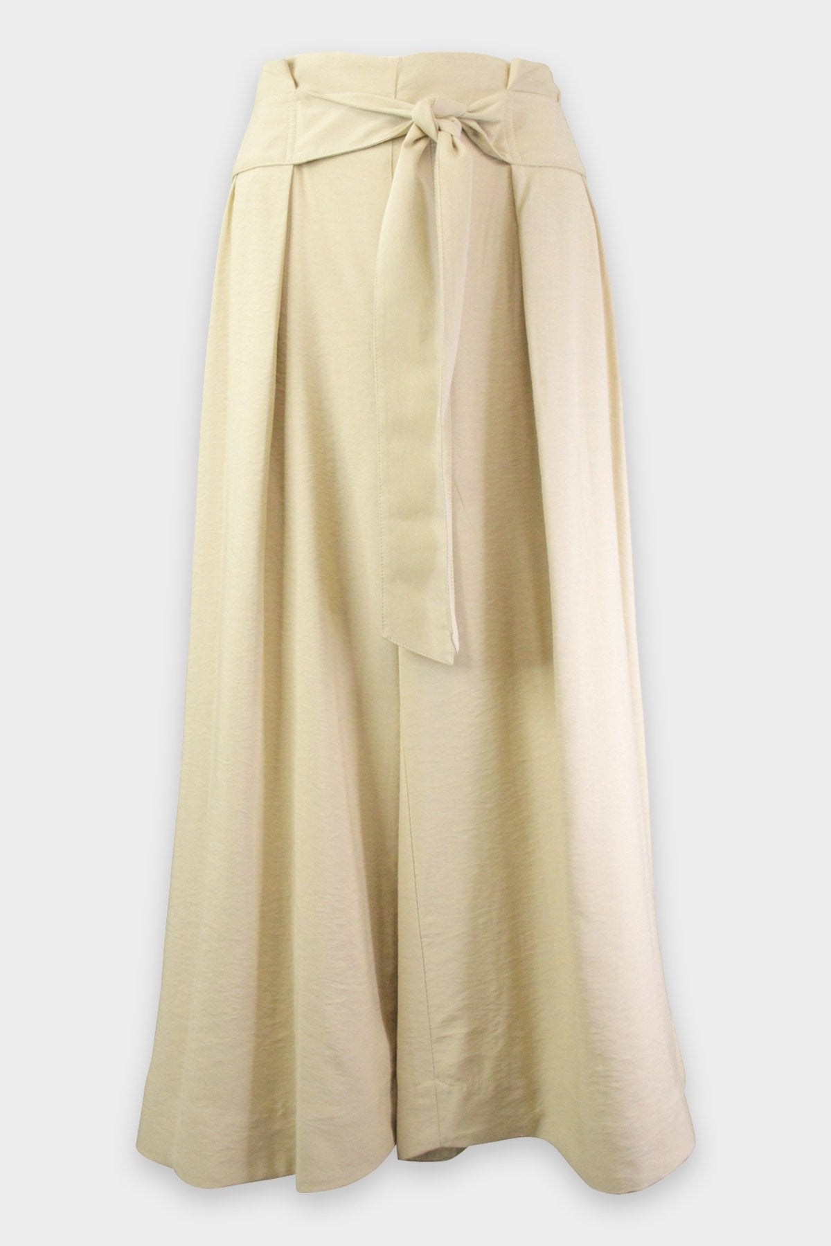 Belted Palazzo Culotte in Maiz - shop-olivia.com