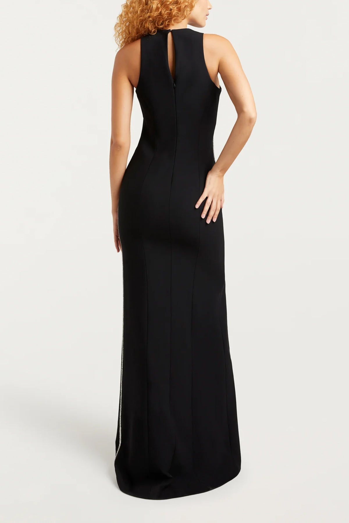 Bevin Gown in Black - shop-olivia.com