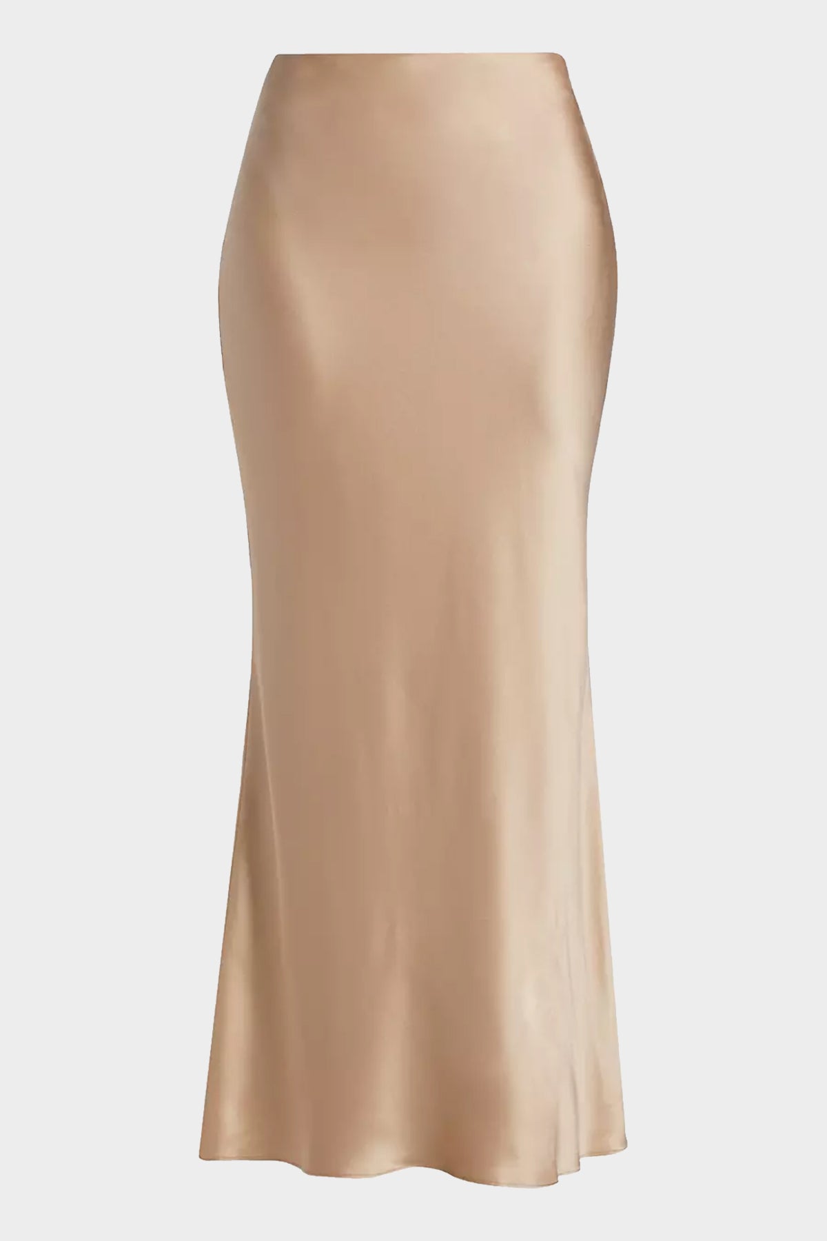 Bias Maxi Skirt in Champagne - shop-olivia.com