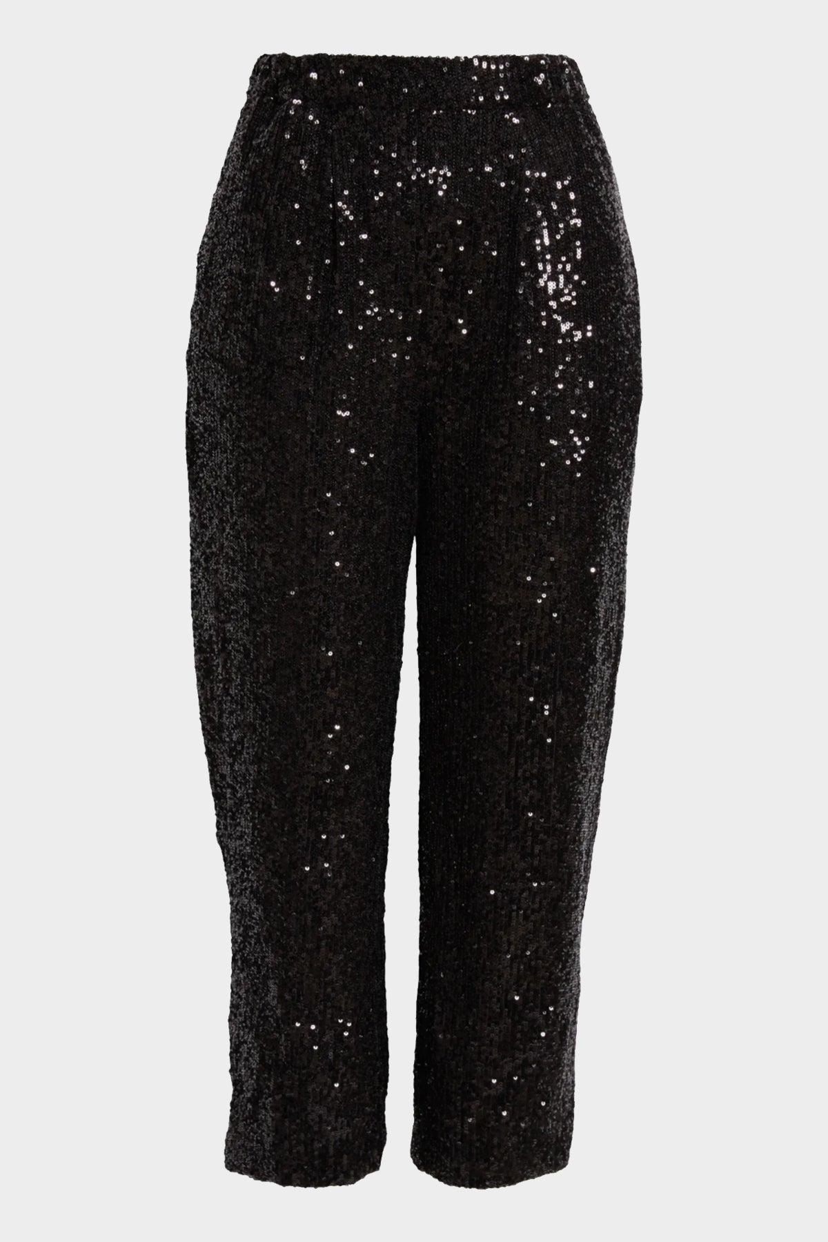 Black Sequin Pajama Pants
