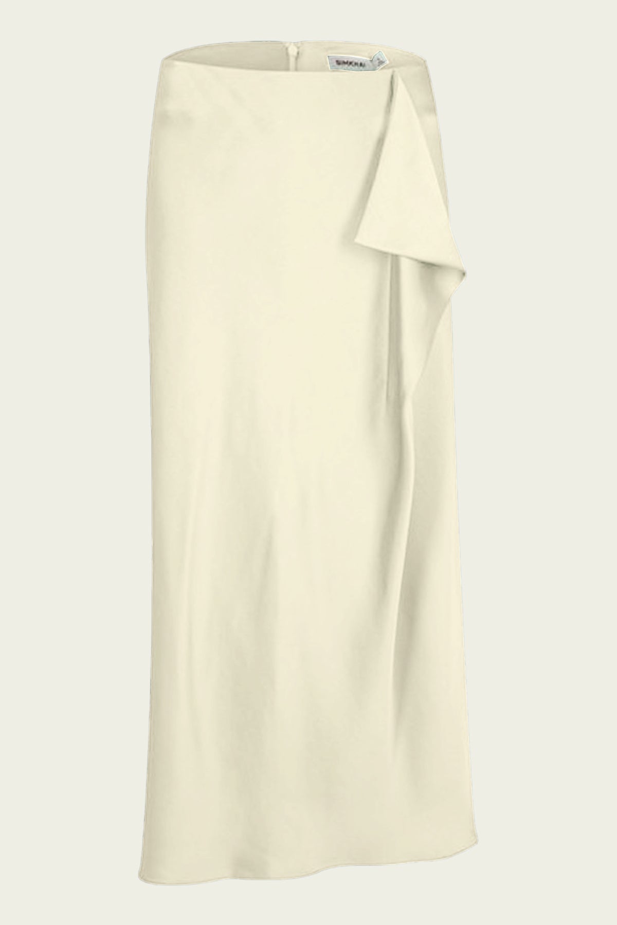 Blane Midi Skirt in Ecru - shop-olivia.com