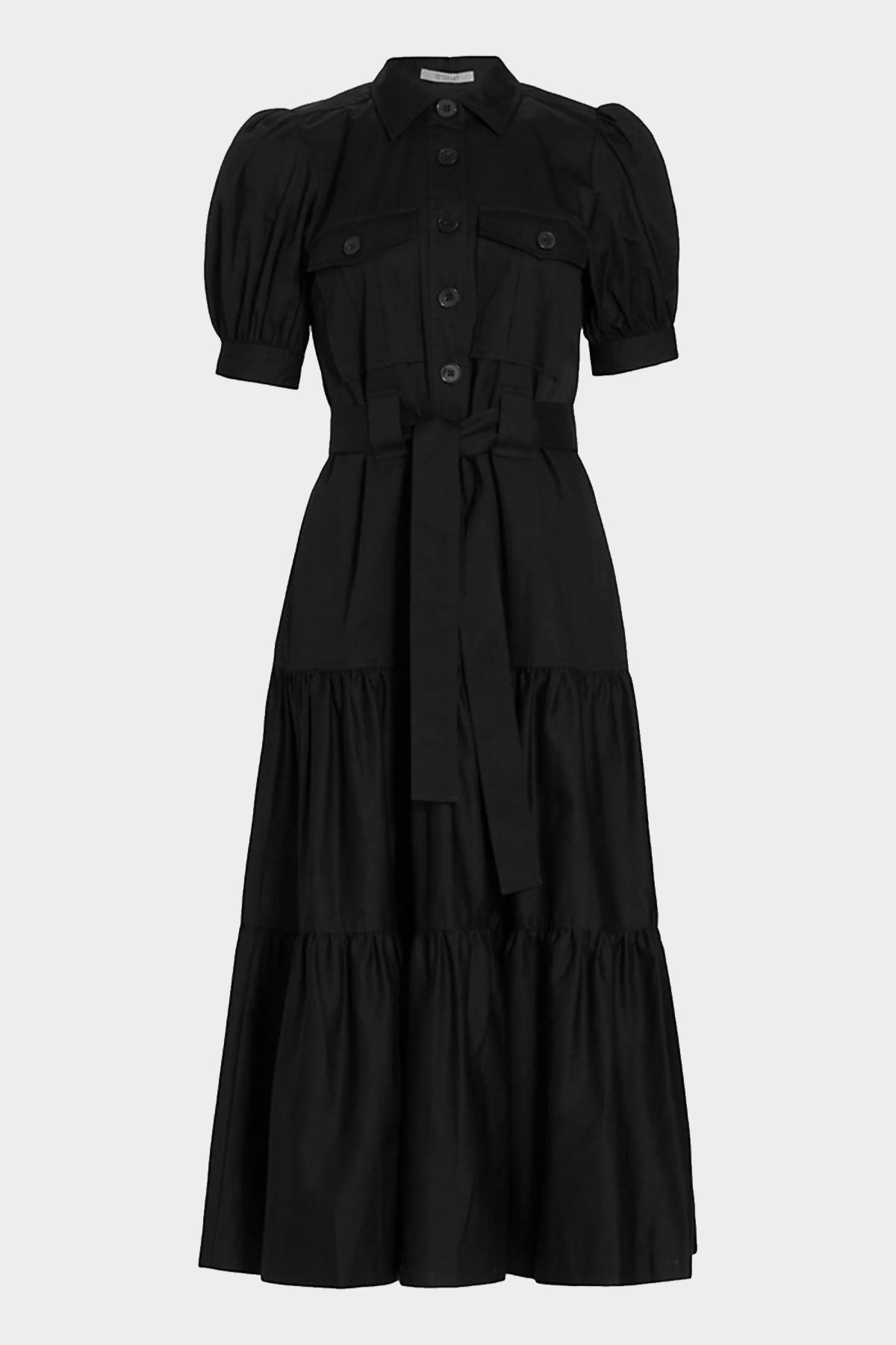 Buffy Utility Dress in Black - shop-olivia.com
