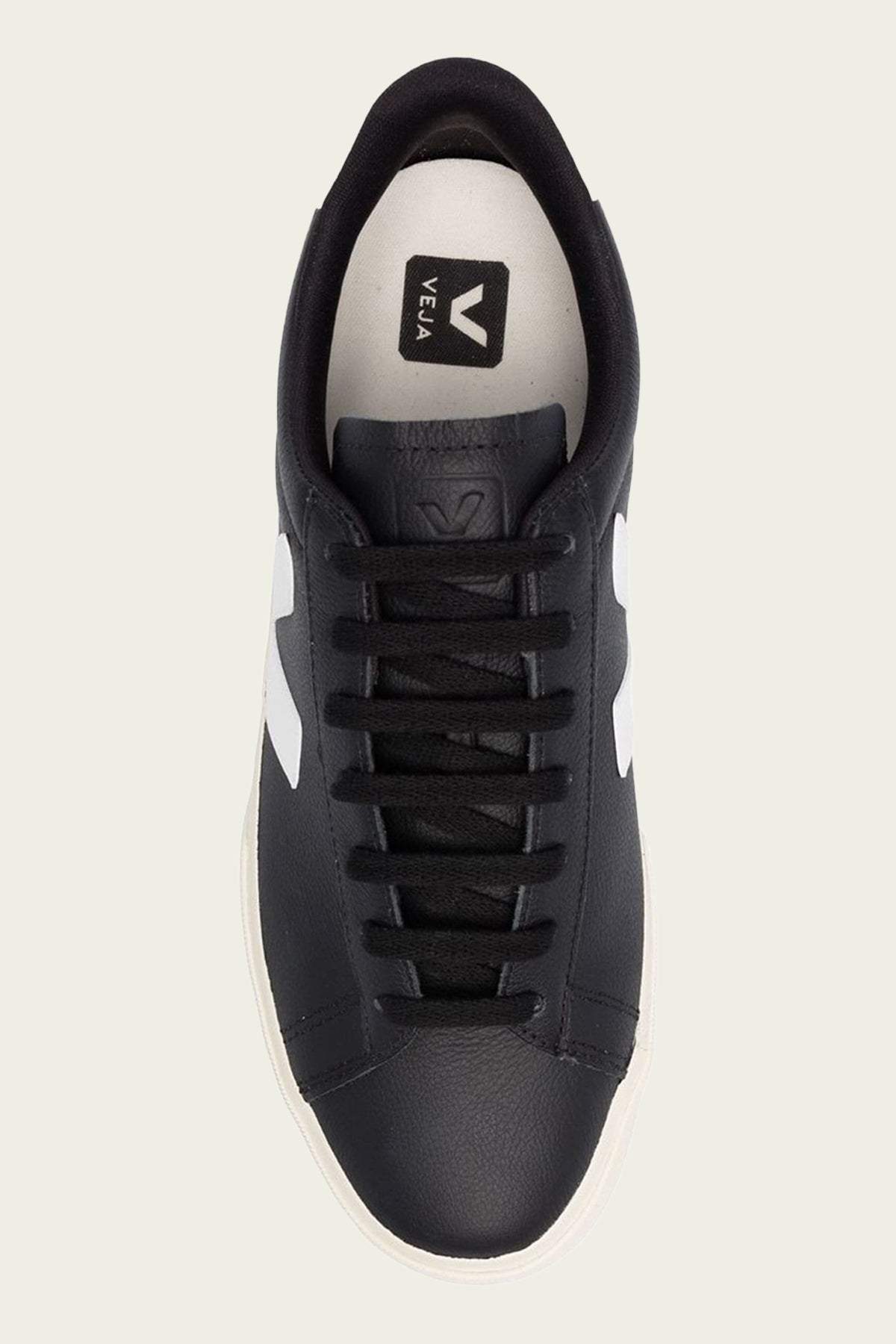 Campo Chromefree Leather Men Sneaker in Black and White - shop-olivia.com