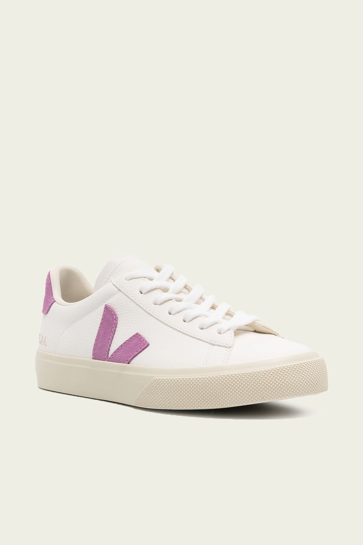 Campo Chromefree Leather Sneaker in White Mulberry - shop-olivia.com