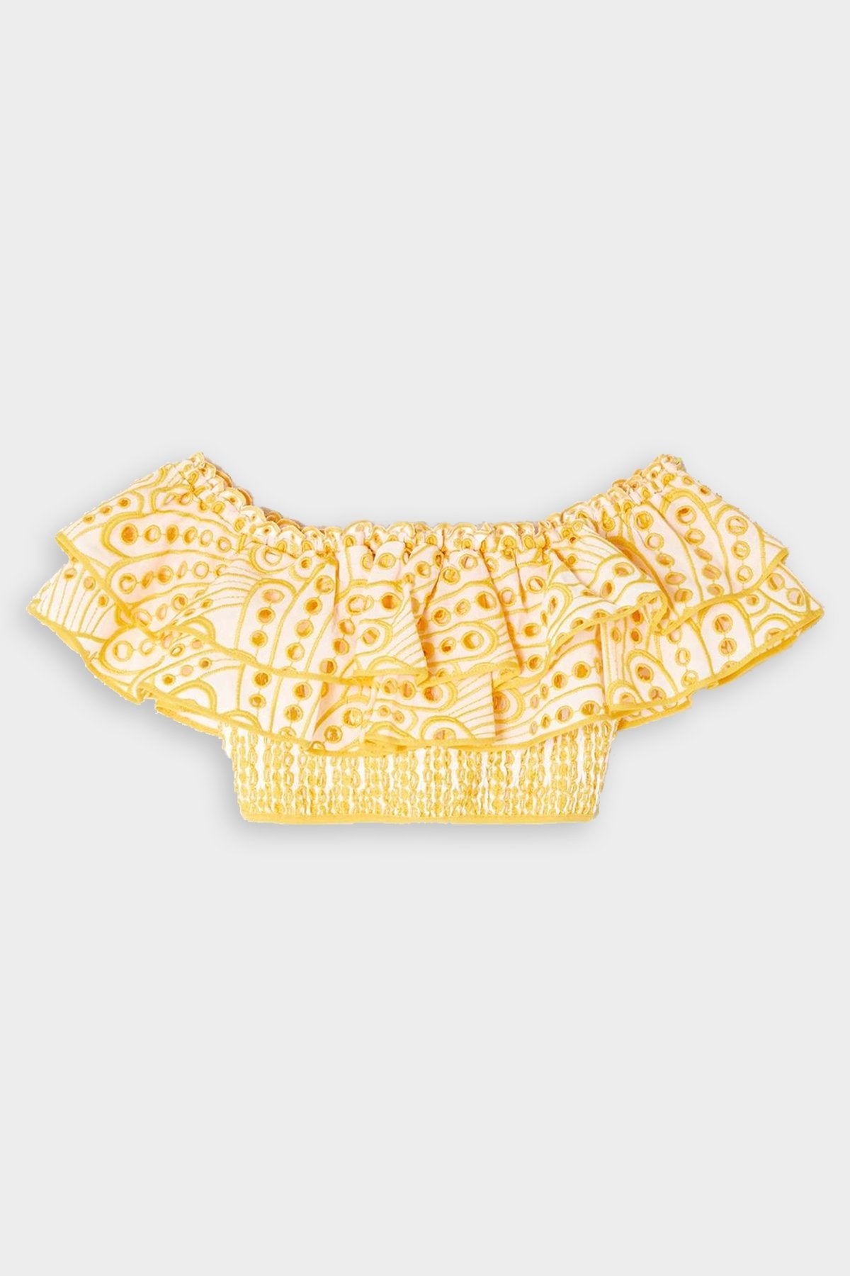 Clara Top in Solar Yellow - shop-olivia.com