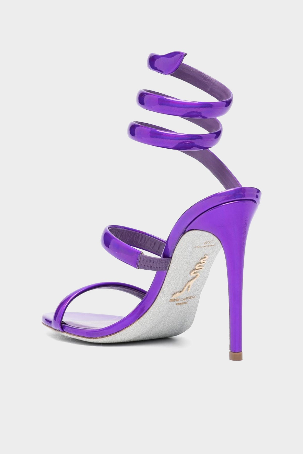 Cleo Sandal 105 in Violet - shop-olivia.com