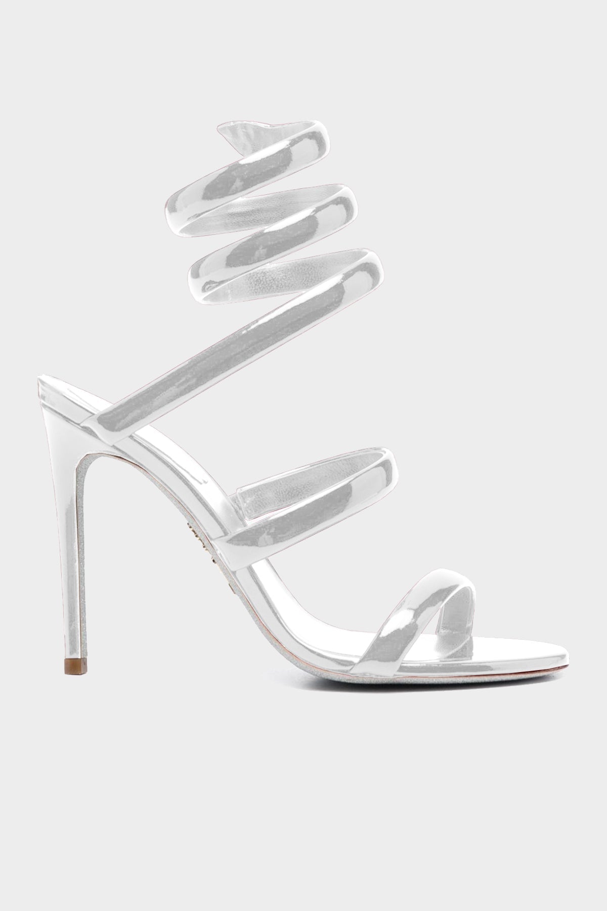 Cleo Sandal 105 in White - shop-olivia.com