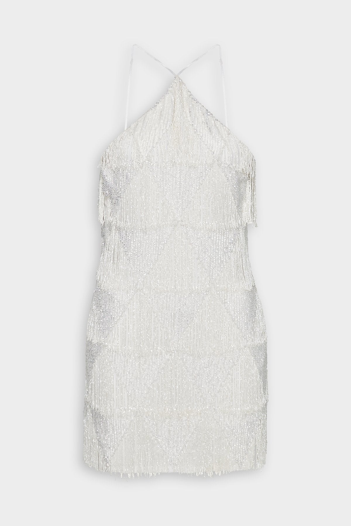 Clover Dress in White Fringe Clover Dress in White Fringe