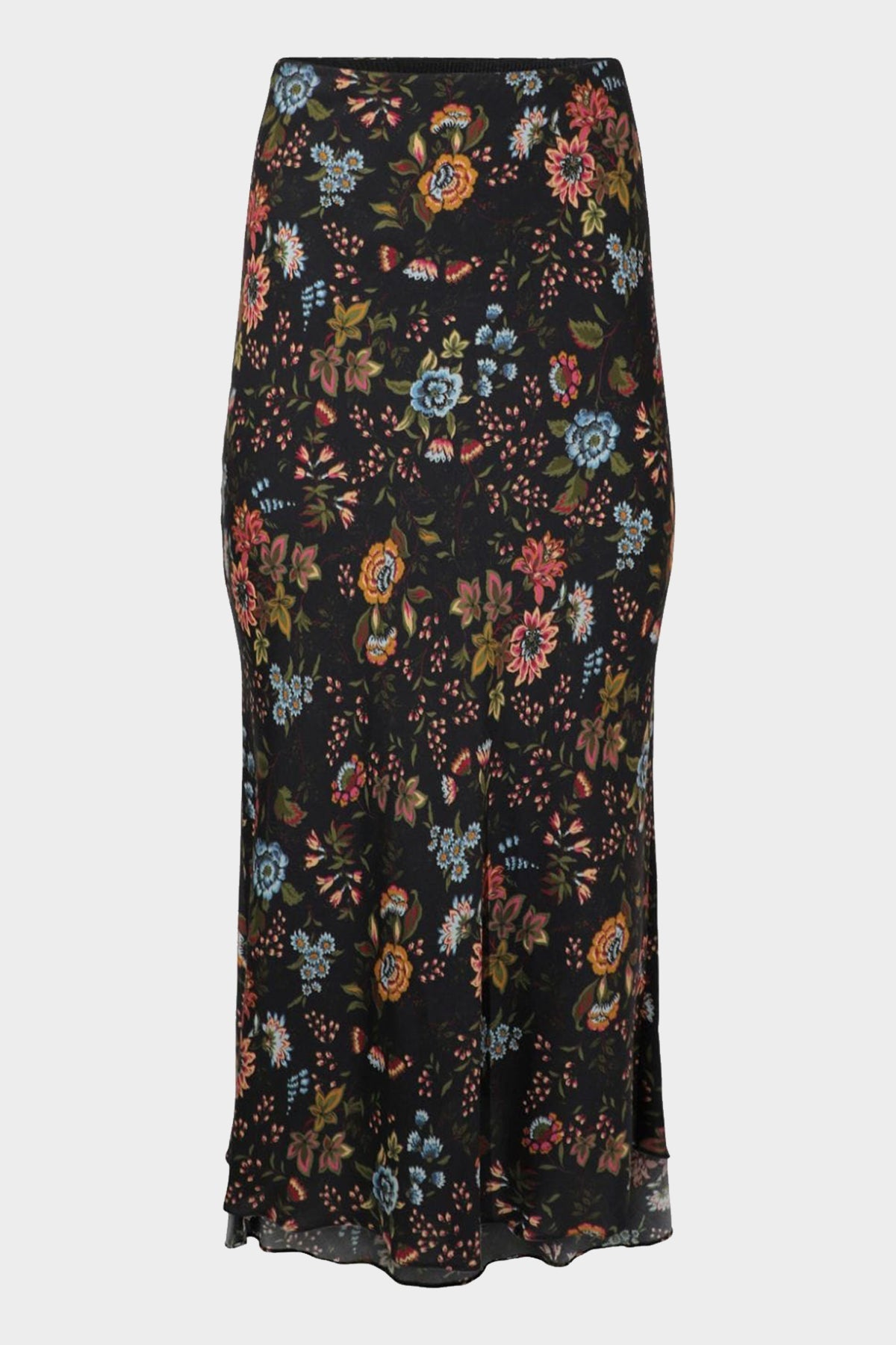 Clover Skirt in Black Multi - shop-olivia.com