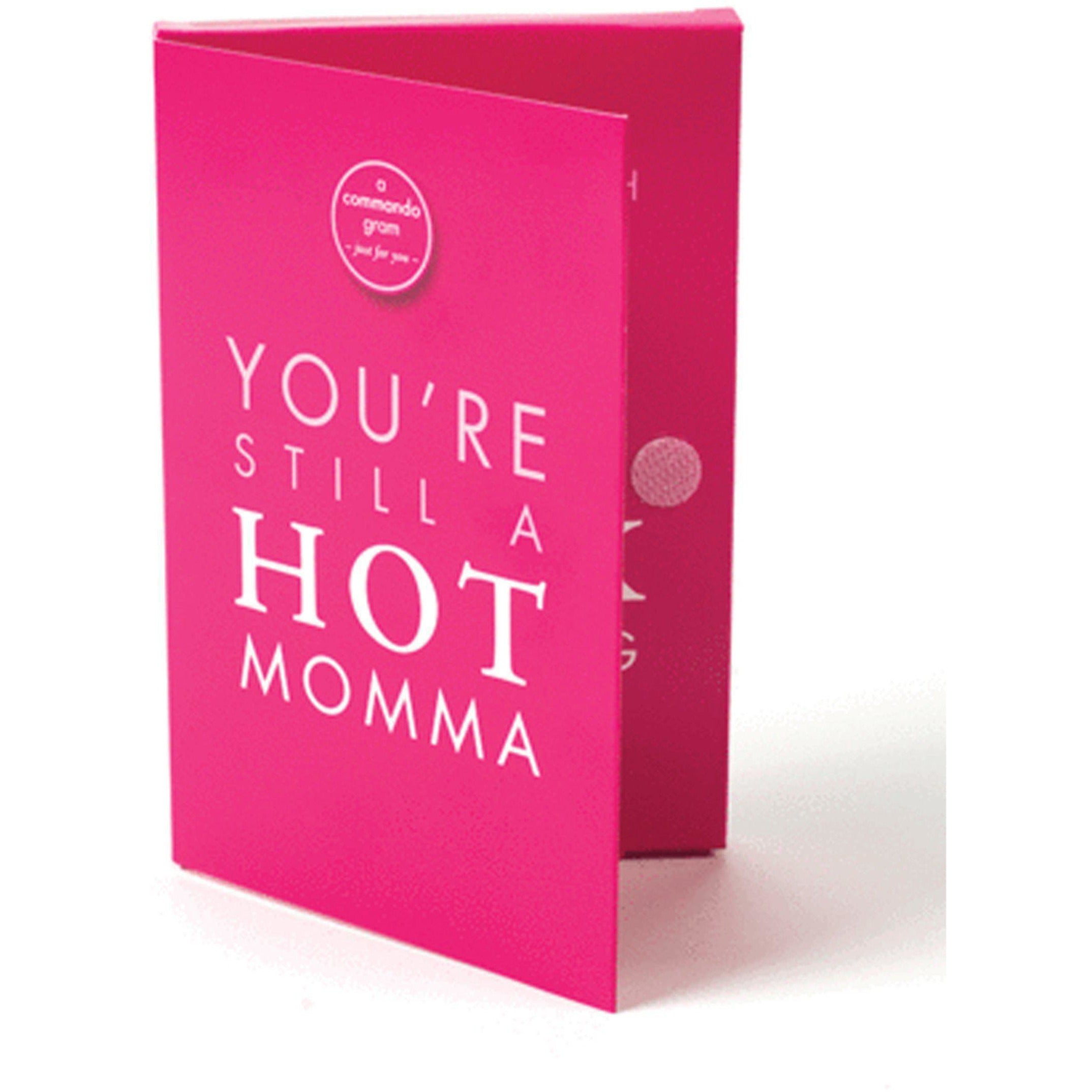 Commando-gram: Hot Mamma Thong Black - shop-olivia.com