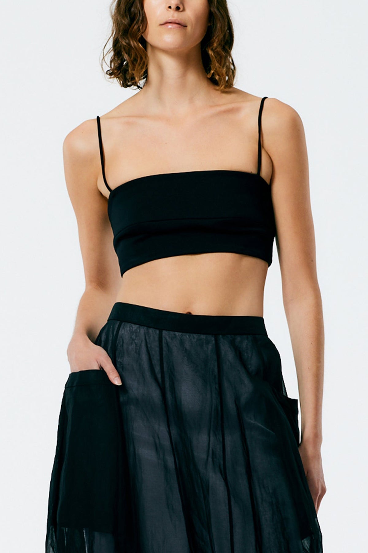 Compact Ultra Stretch Knit Bralette in Black - shop-olivia.com