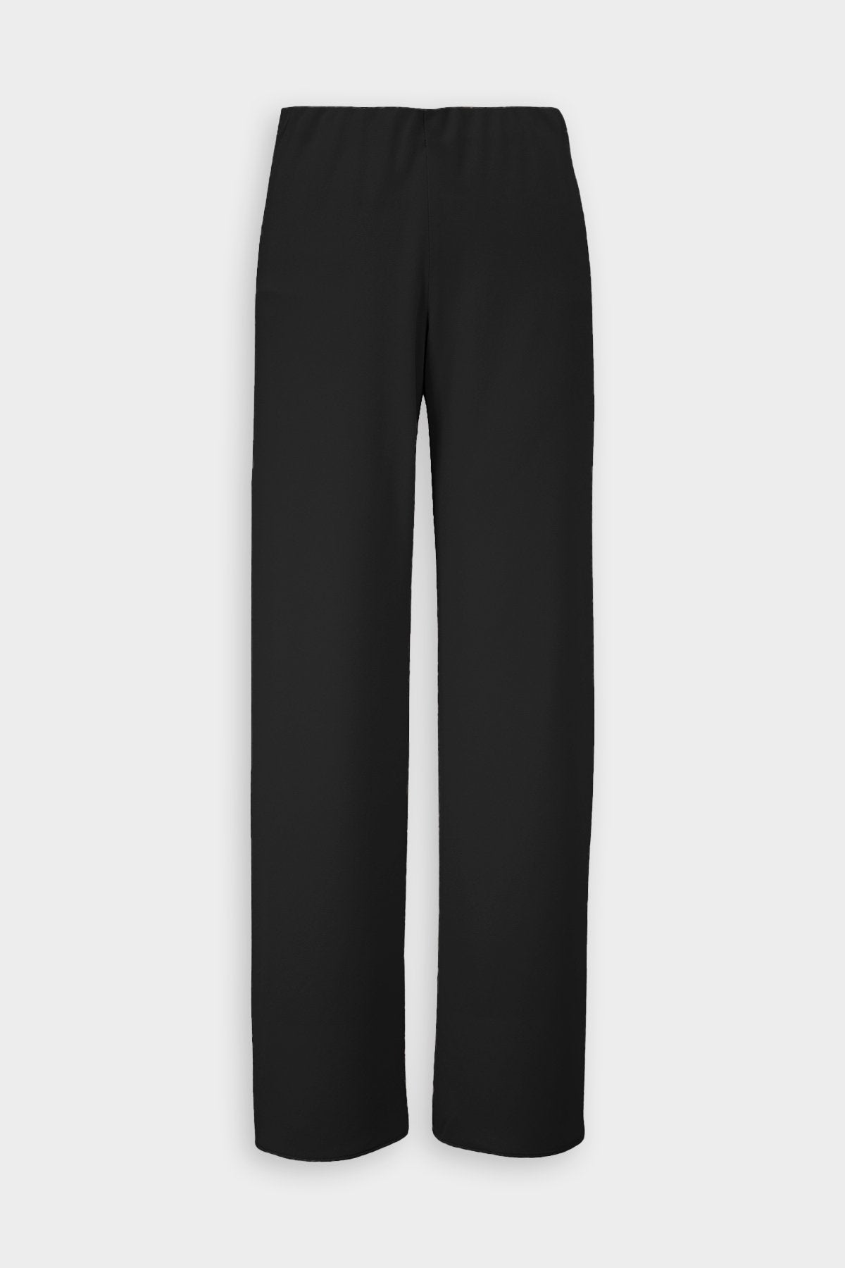 Crepe Bias Pant in Black - shop-olivia.com
