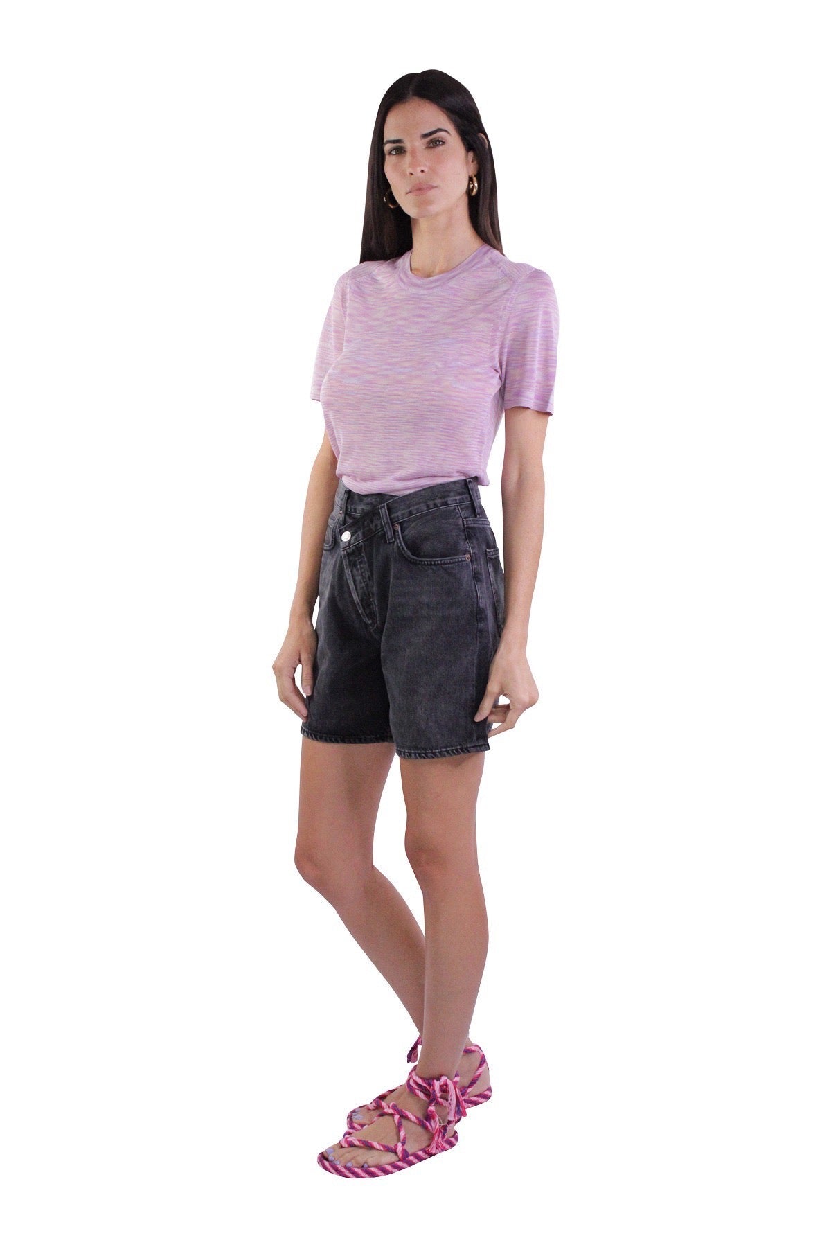 Criss Cross Short in Photogram - shop-olivia.com