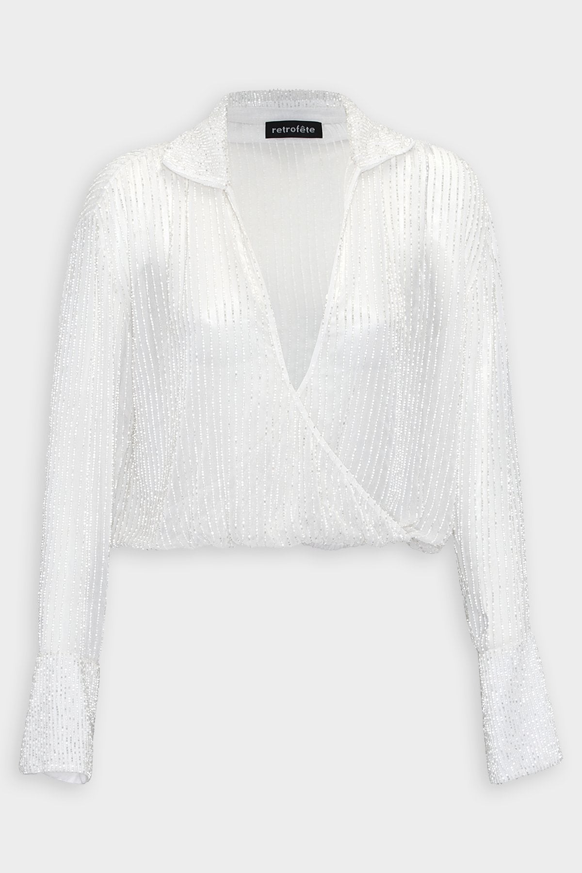 Cruz Top in White - shop-olivia.com