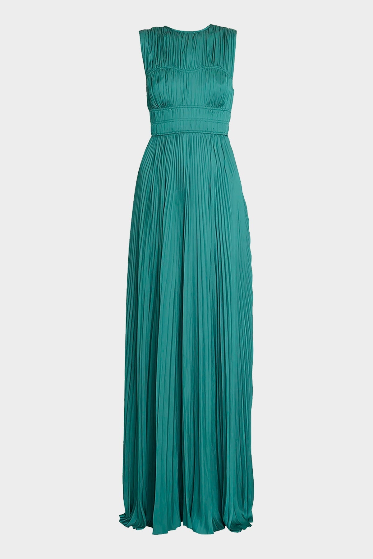 Delia Sleeveless Gown in Jadeite Delia Sleeveless Gown in Jadeite