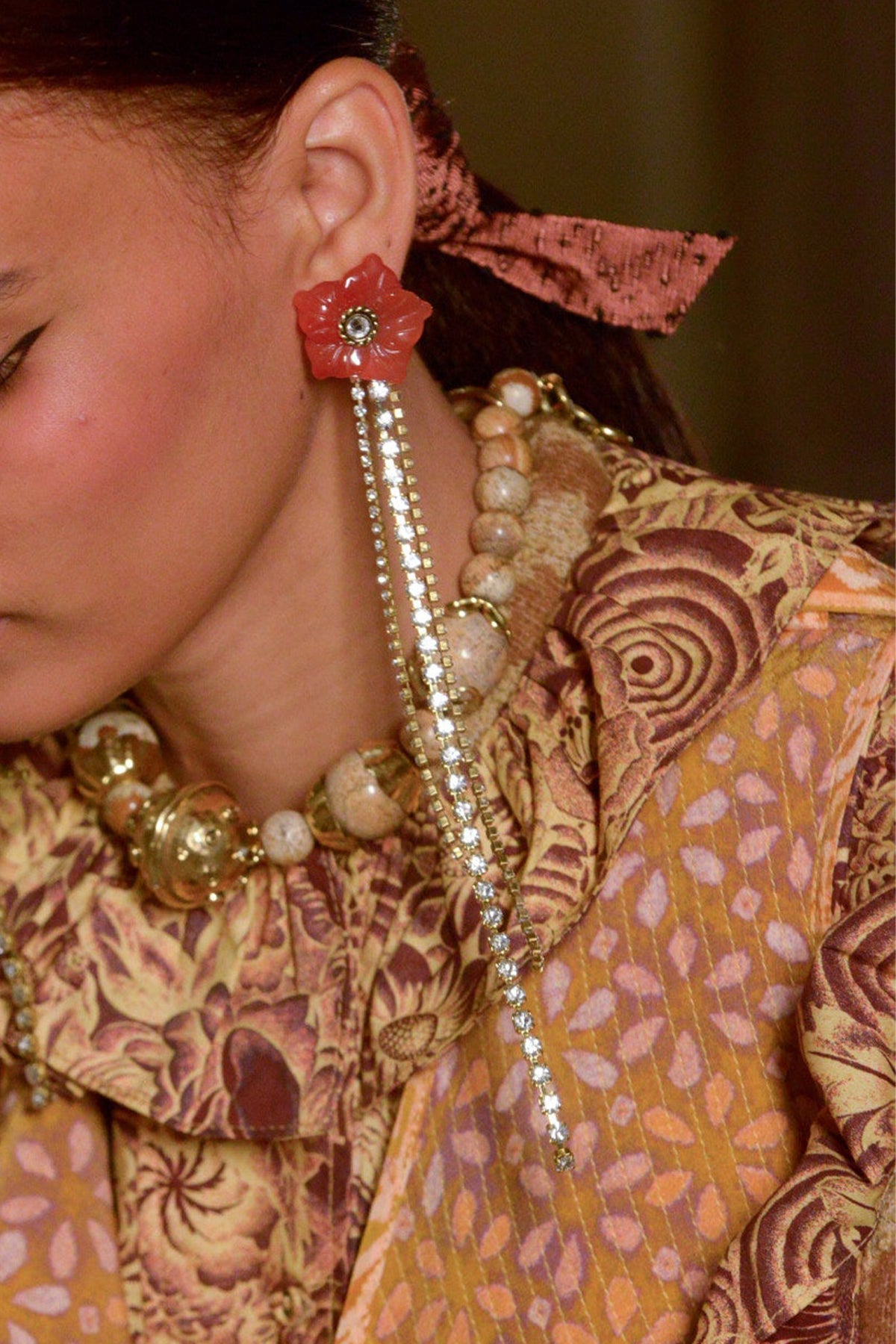 Diana Earrings in Carnelian - shop-olivia.com