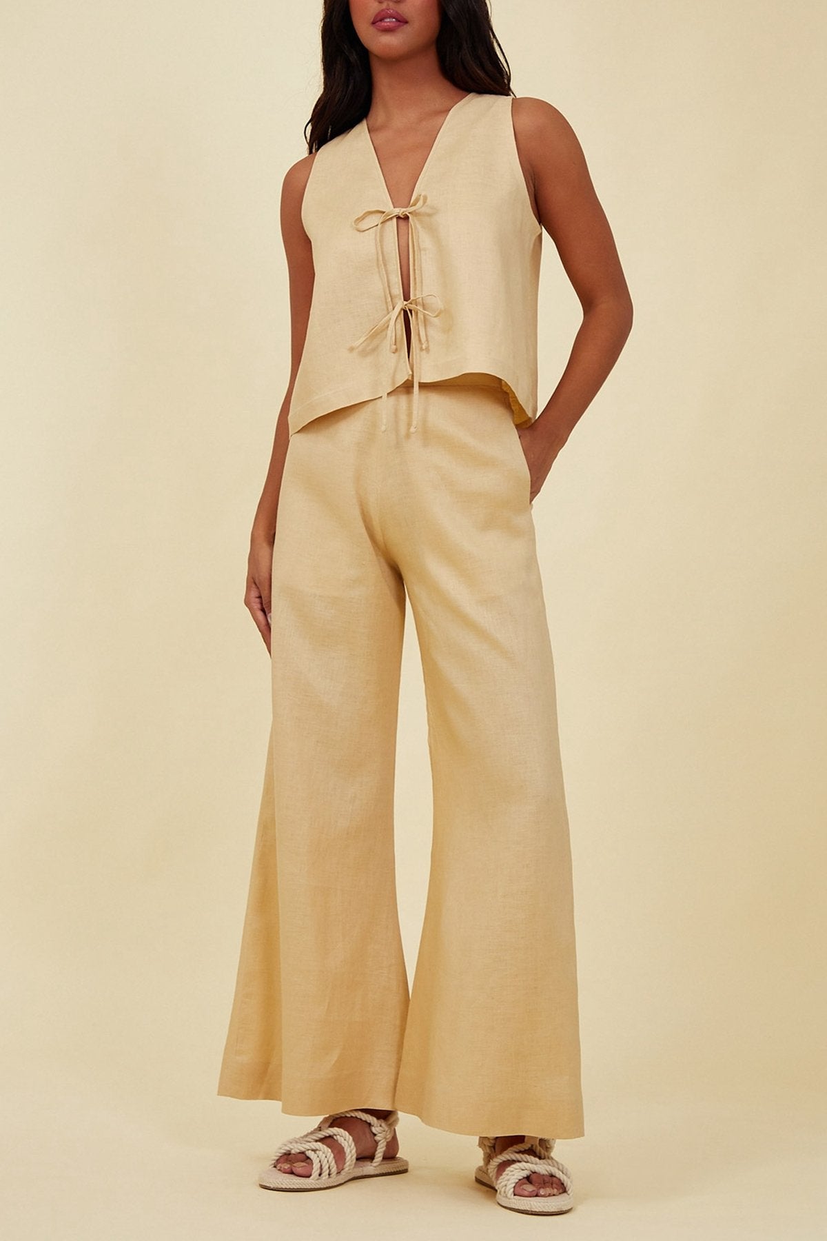 Dojo Pants in Mocha - shop-olivia.com