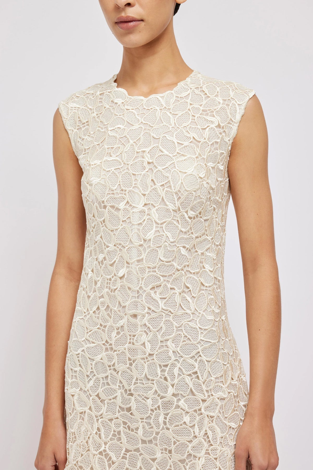 Drake Mini Dress in Ivory - shop-olivia.com