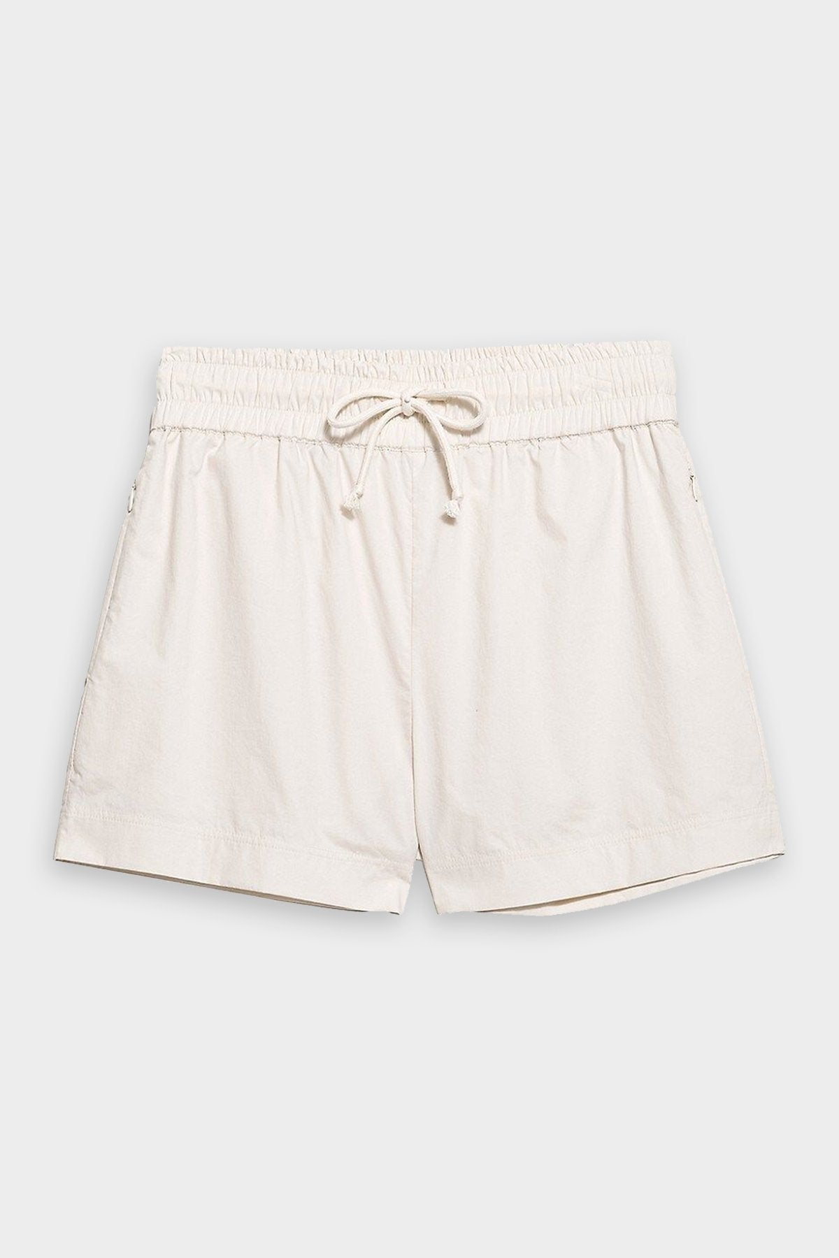 Drawstring Lounge Short in Flax - shop-olivia.com