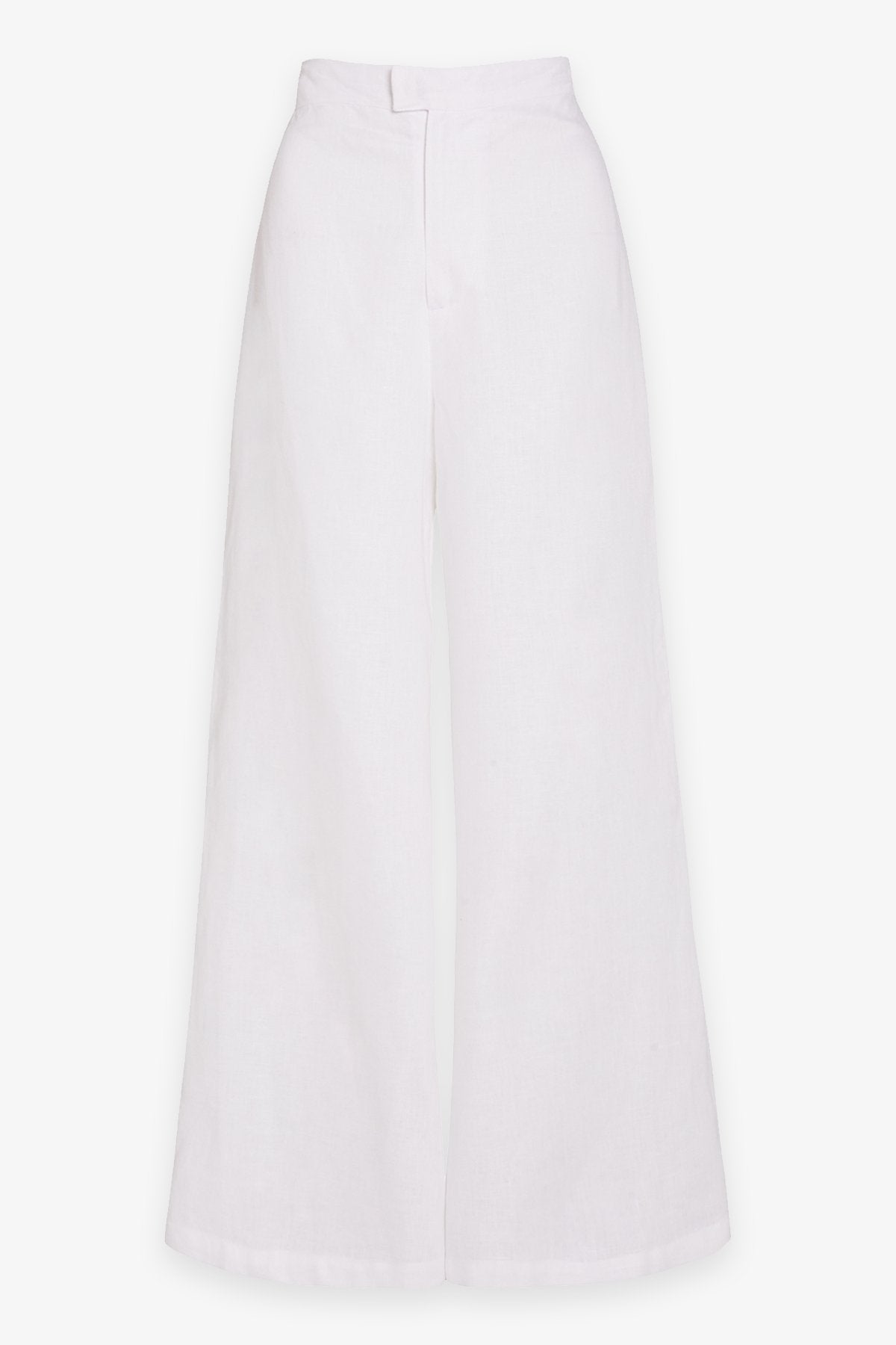 Duda Pants in Plain White - shop-olivia.com