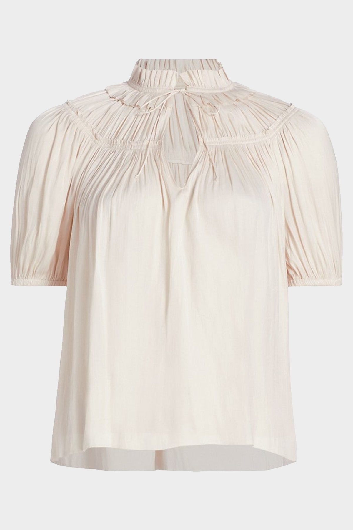 Eleni Short Sleeve Top in Pristine - shop-olivia.com