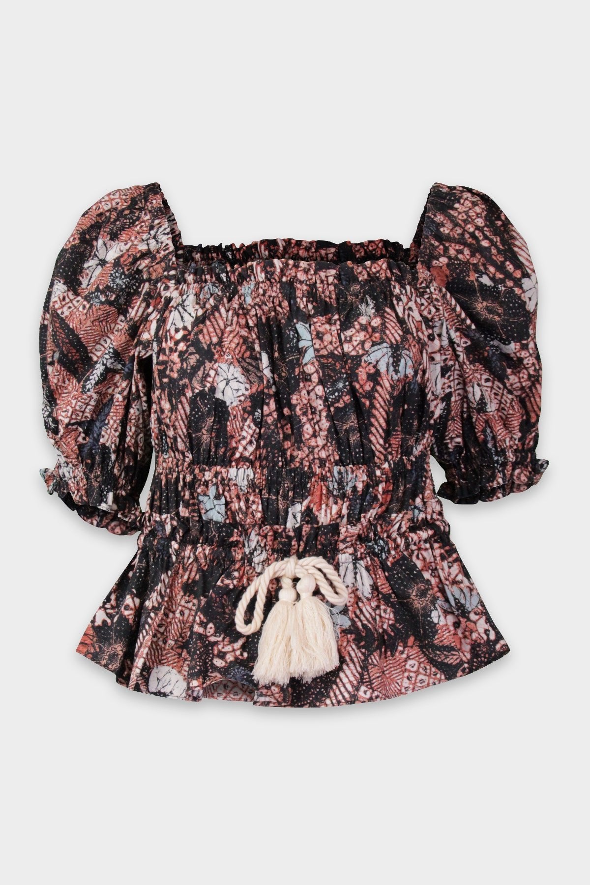 Evita Top in Rosewood - shop-olivia.com