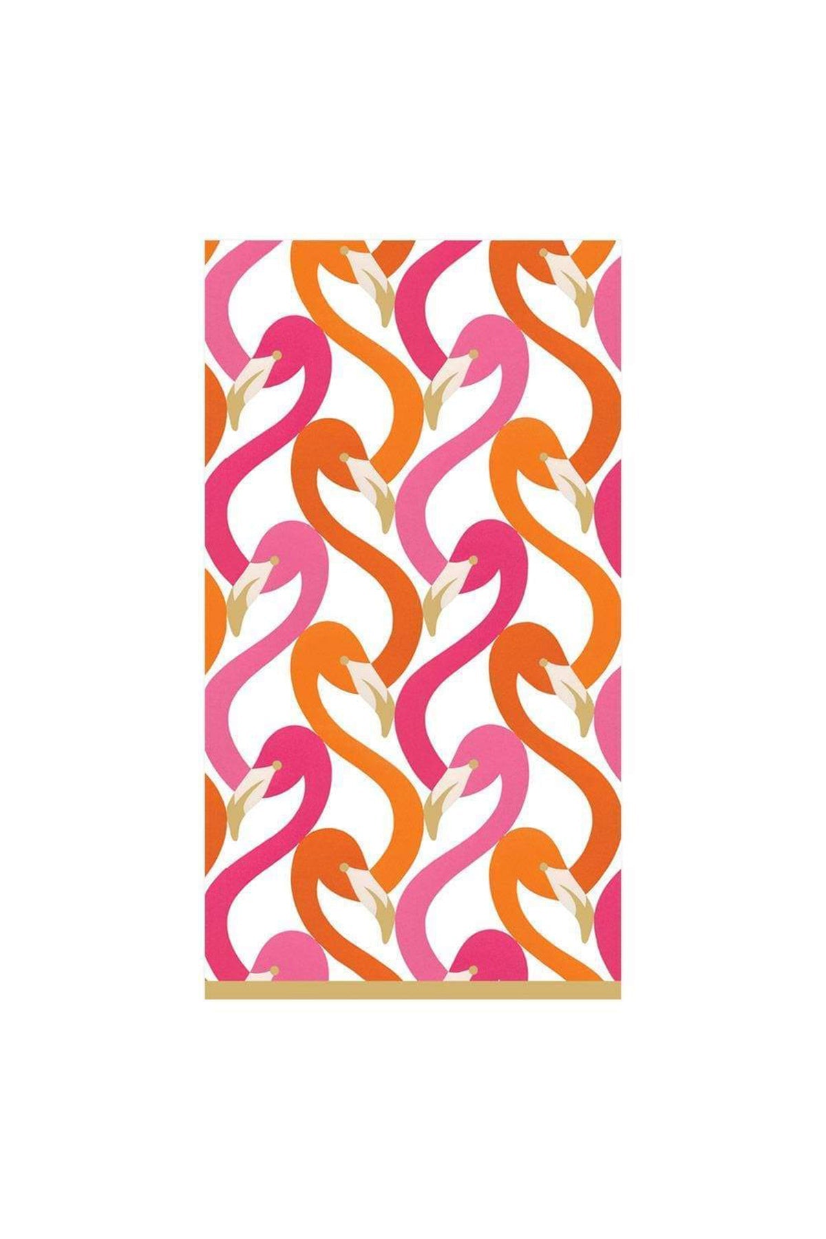 Flamingo Flock Paper Guest Towel Napkins in Fuchsia - shop-olivia.com