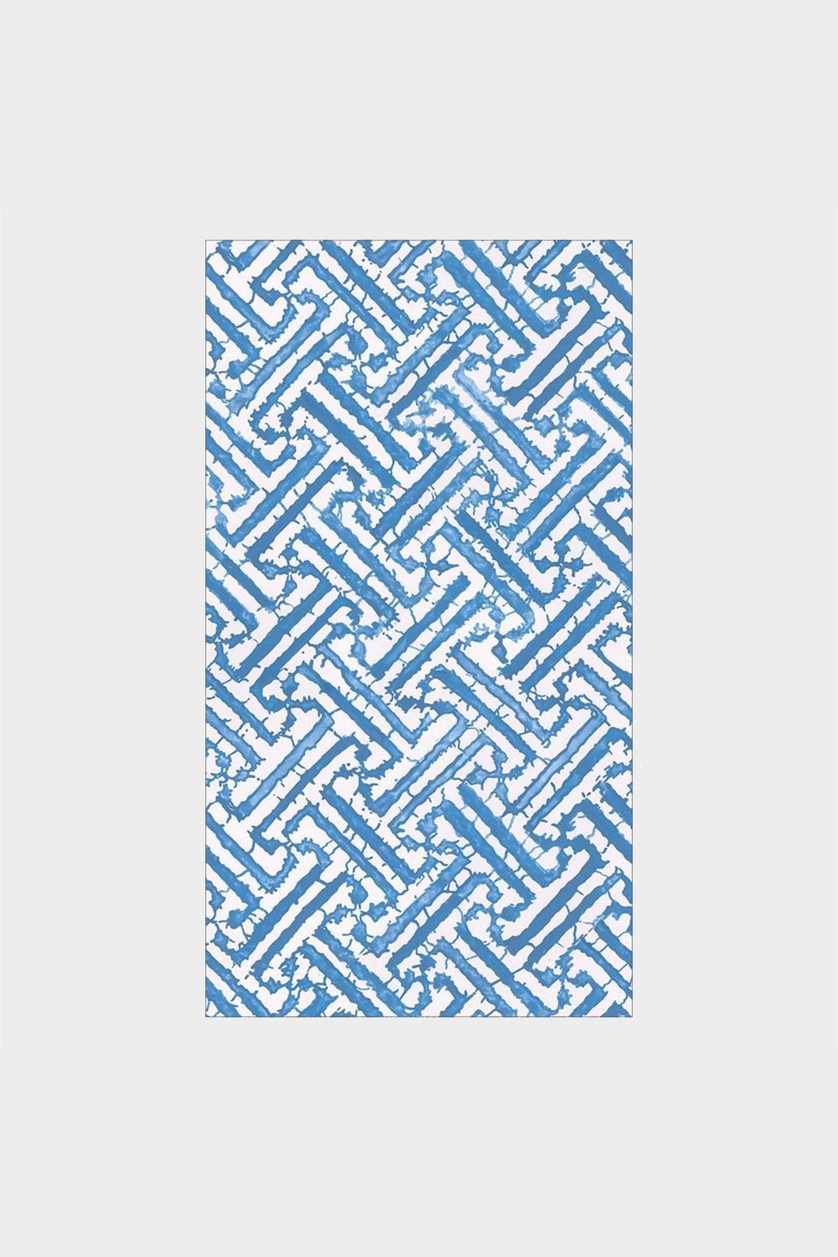 Fretwork Paper Guest Towel Napkins in Blue - shop-olivia.com
