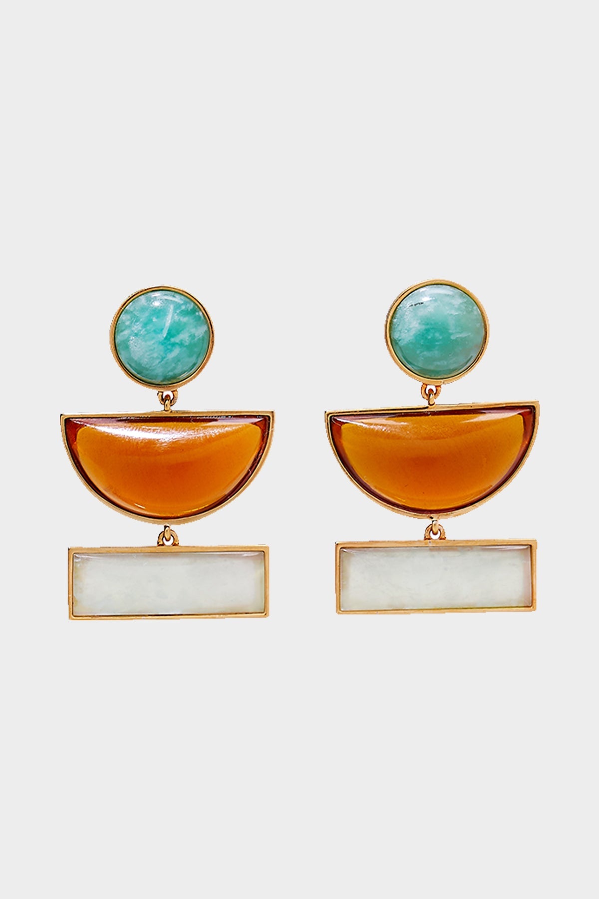 Geometry Earrings in Coast - shop-olivia.com