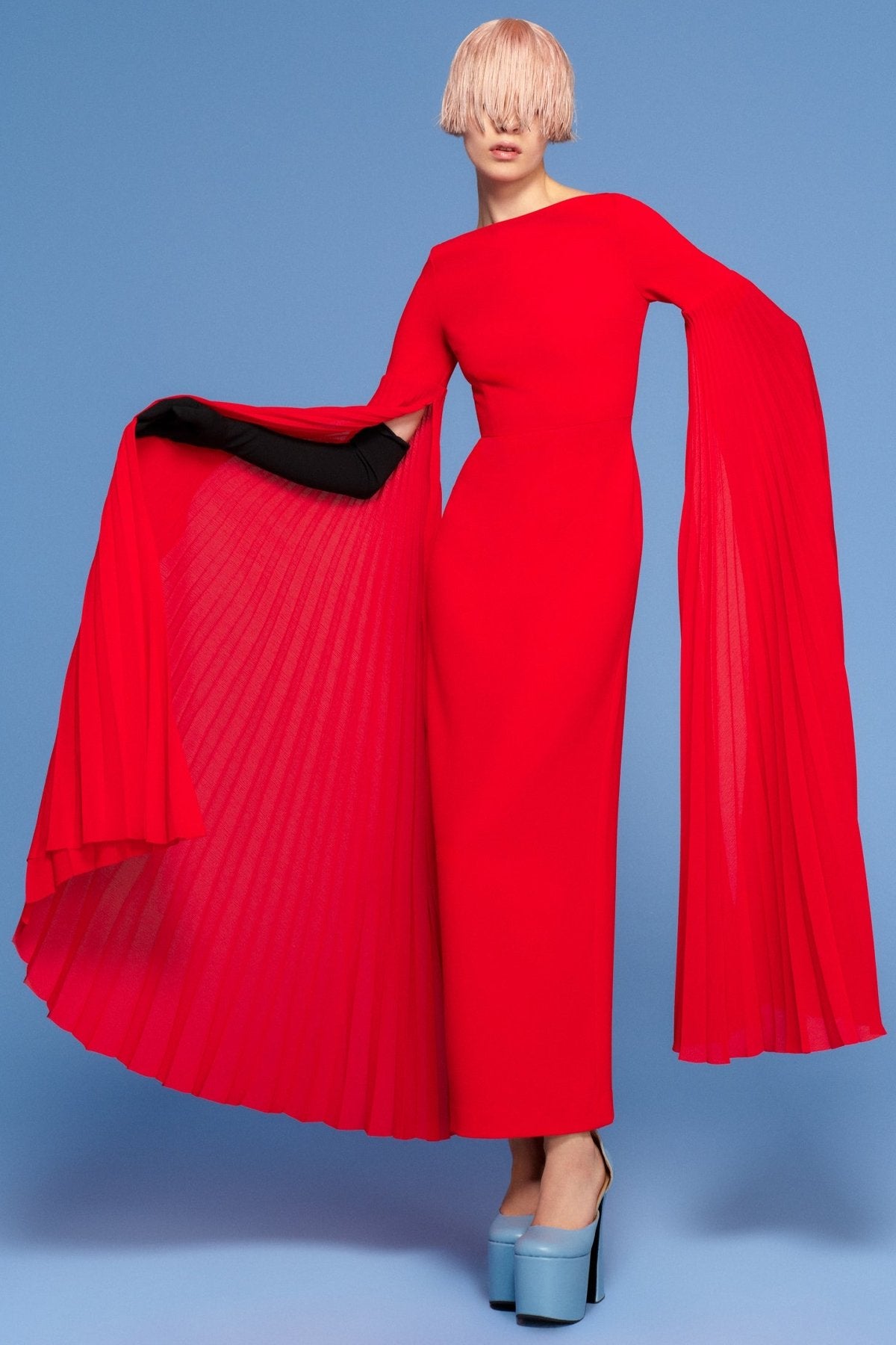 Grace Maxi Dress in Red - shop-olivia.com
