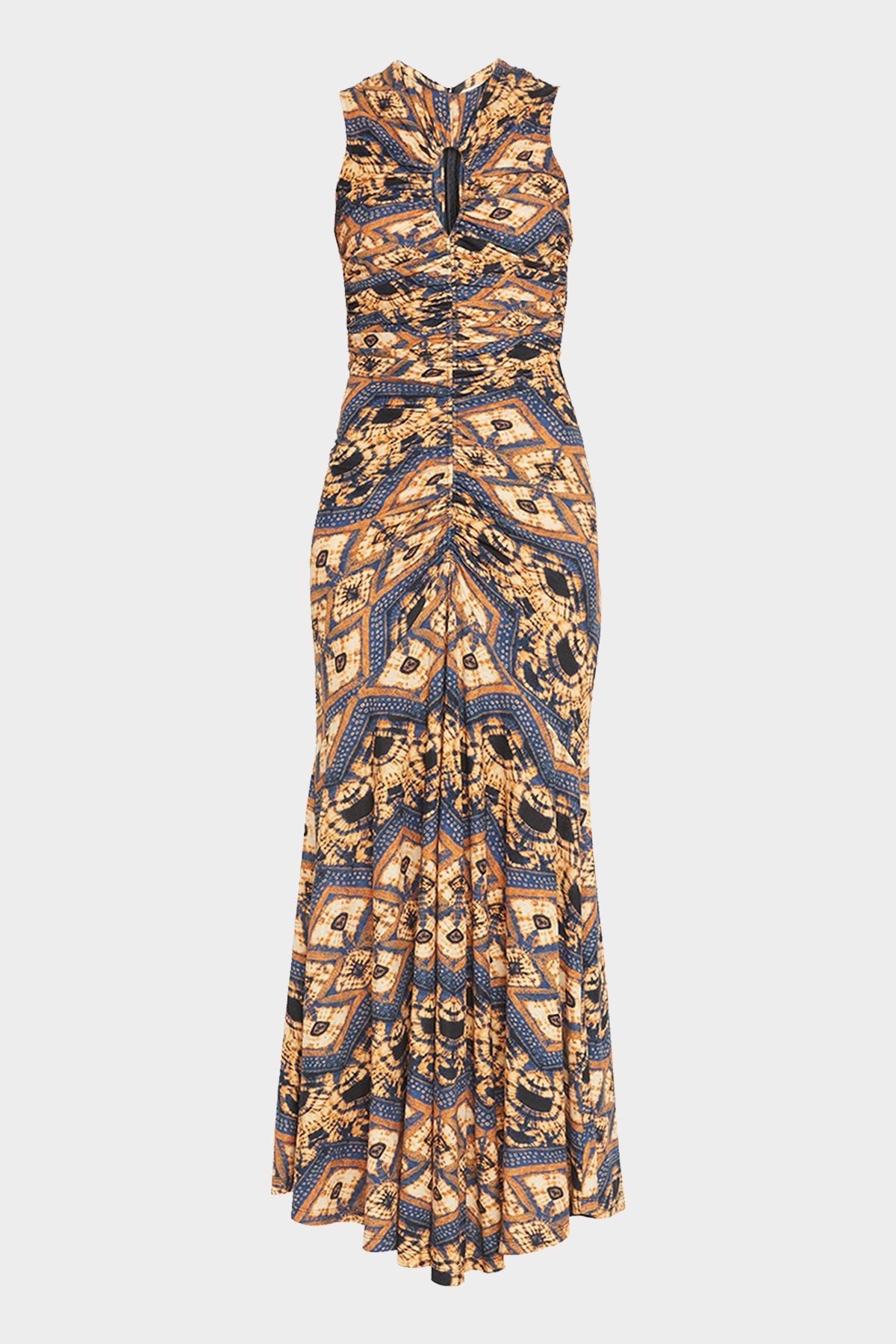 Gwynne Ruched Dress in Constellation Gwynne Ruched Dress in Constellation