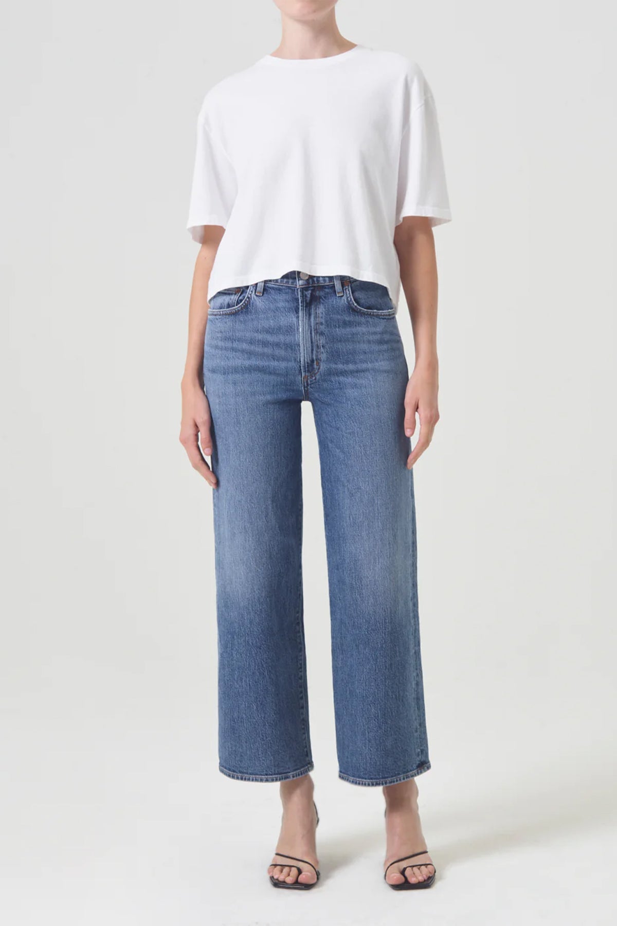 Harper Crop Jean in Moor - shop-olivia.com