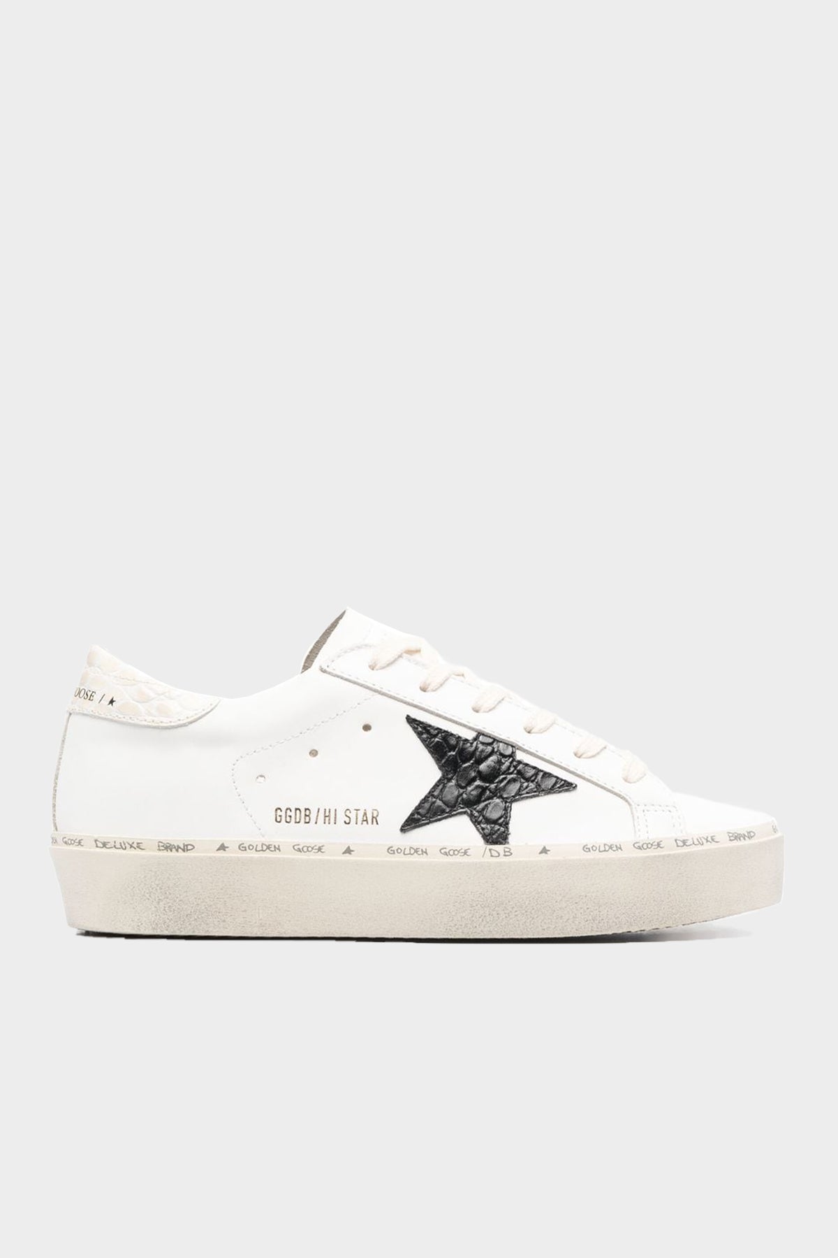 Hi-Star Cocco Black Star Leather Sneaker - shop-olivia.com